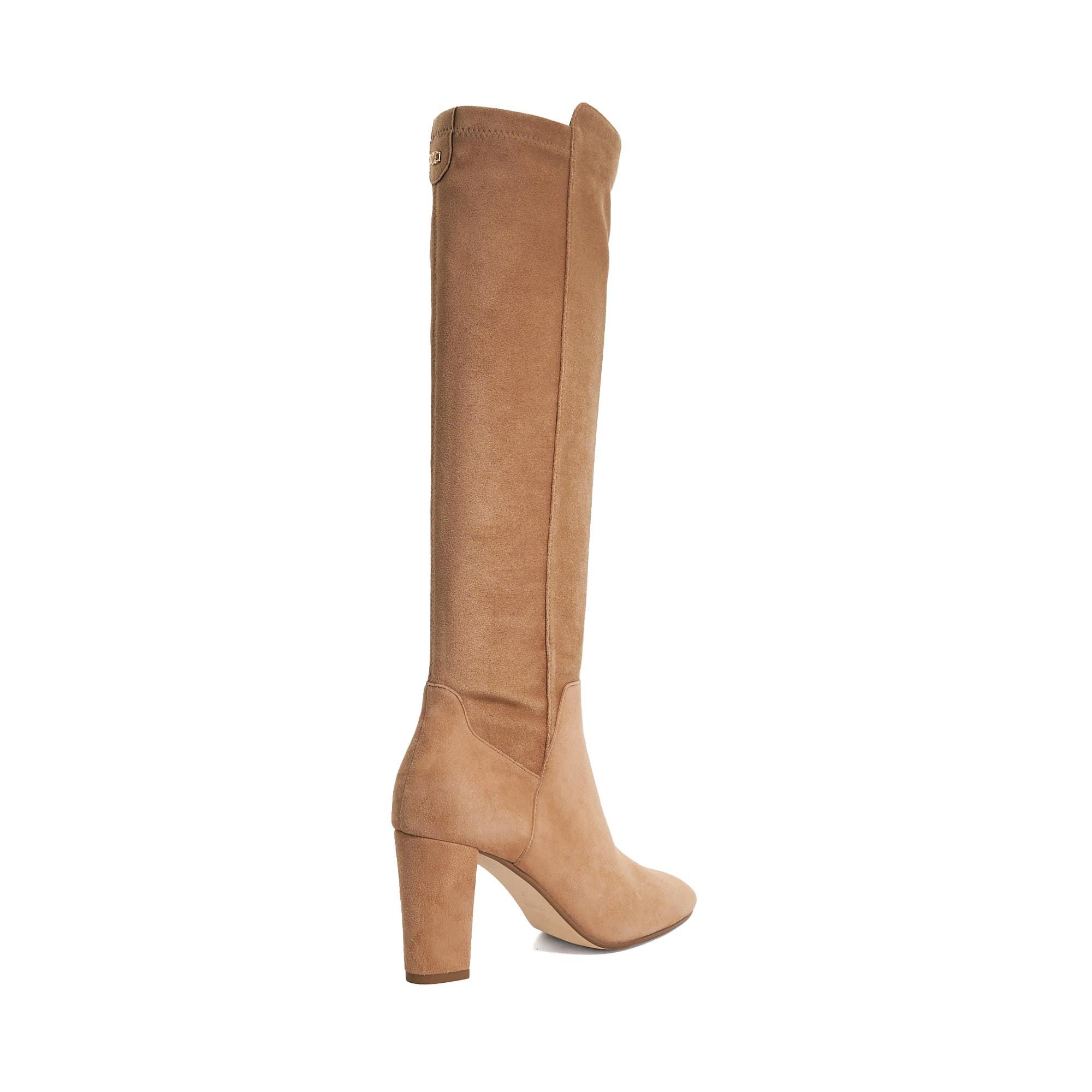 Camel Fabric - Dune London - Women's Sirenaa Knee High Boots - 3