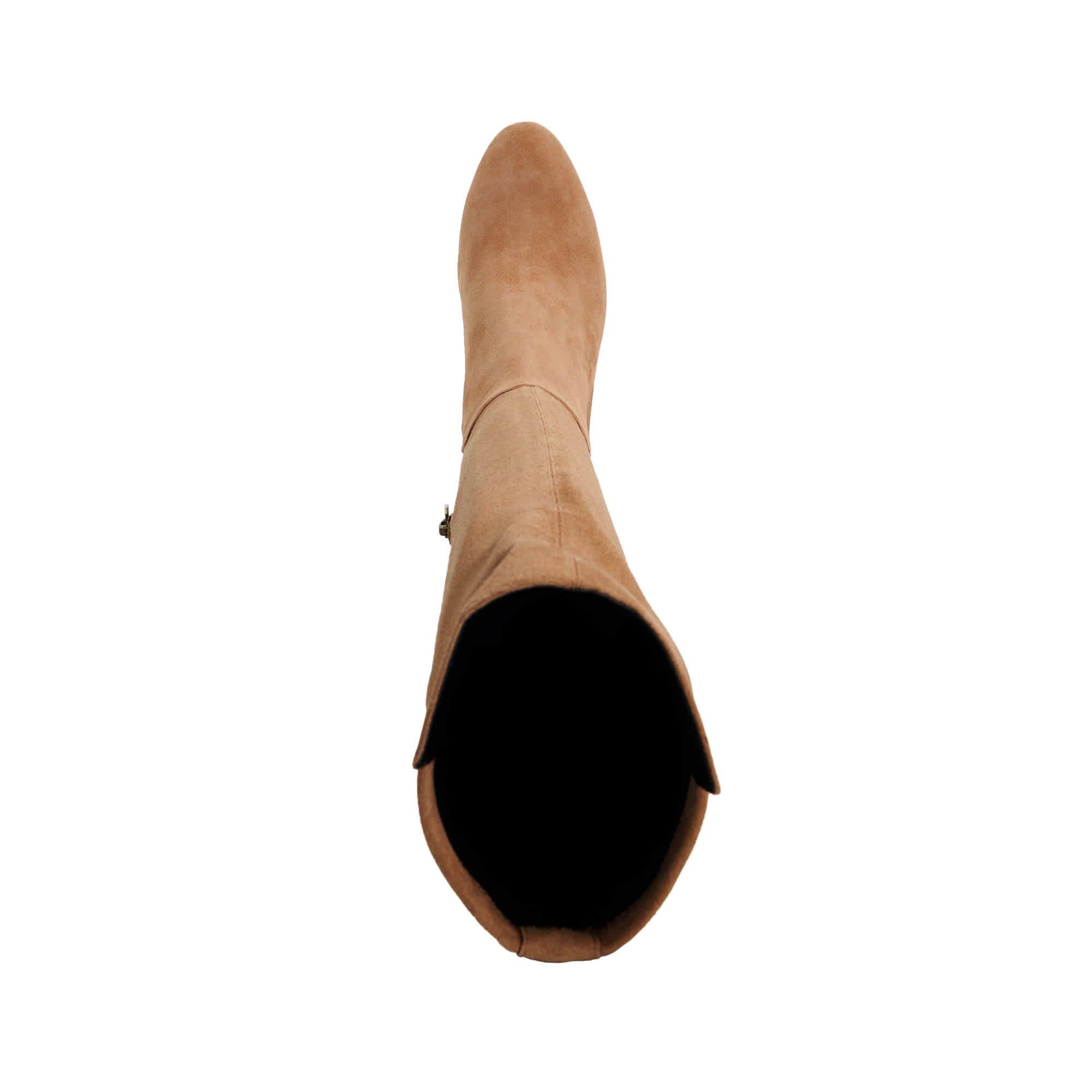 Camel Fabric - Dune London - Women's Sirenaa Knee High Boots - 4
