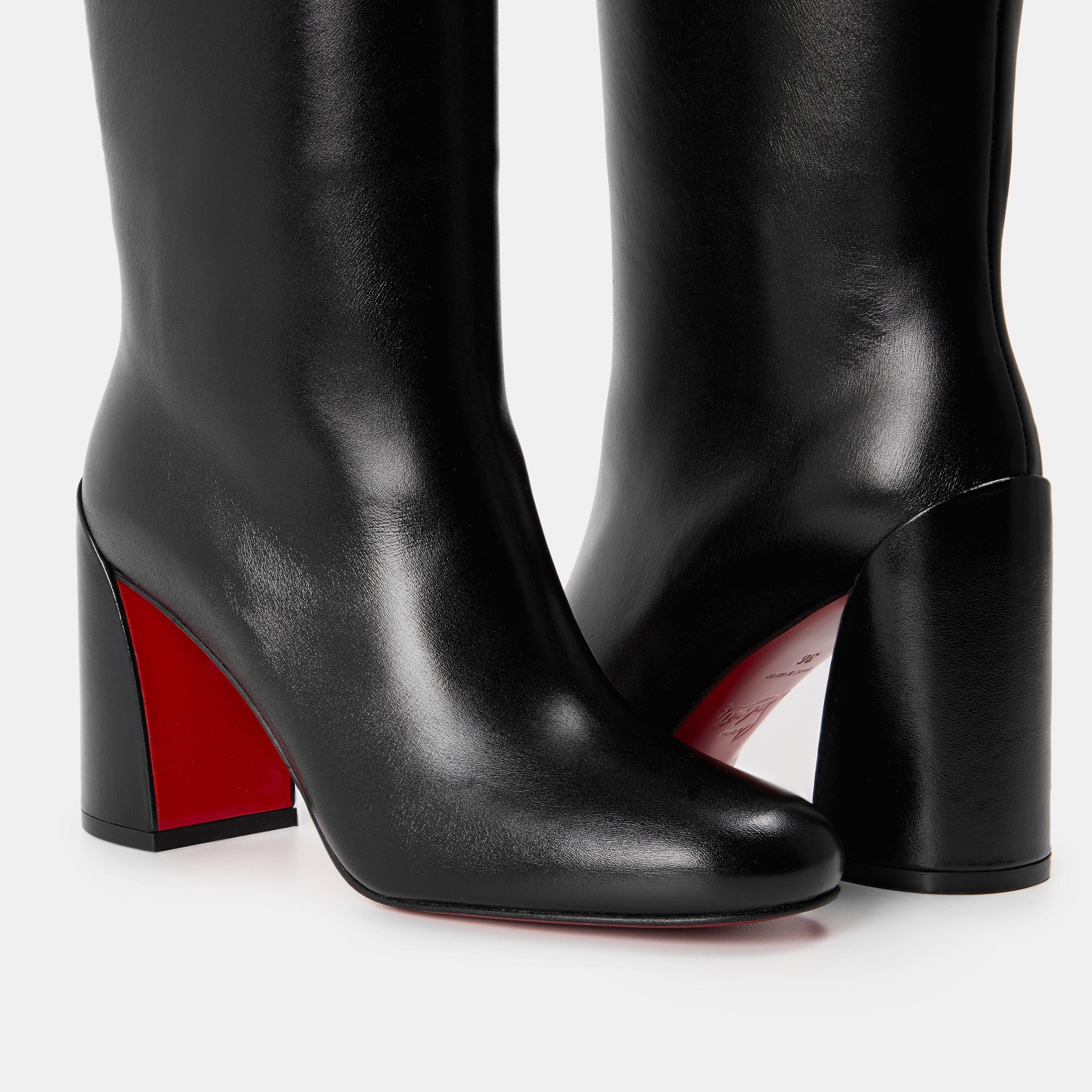 Black - Christian Louboutin - Women's Janitta Knee High Boots - 4
