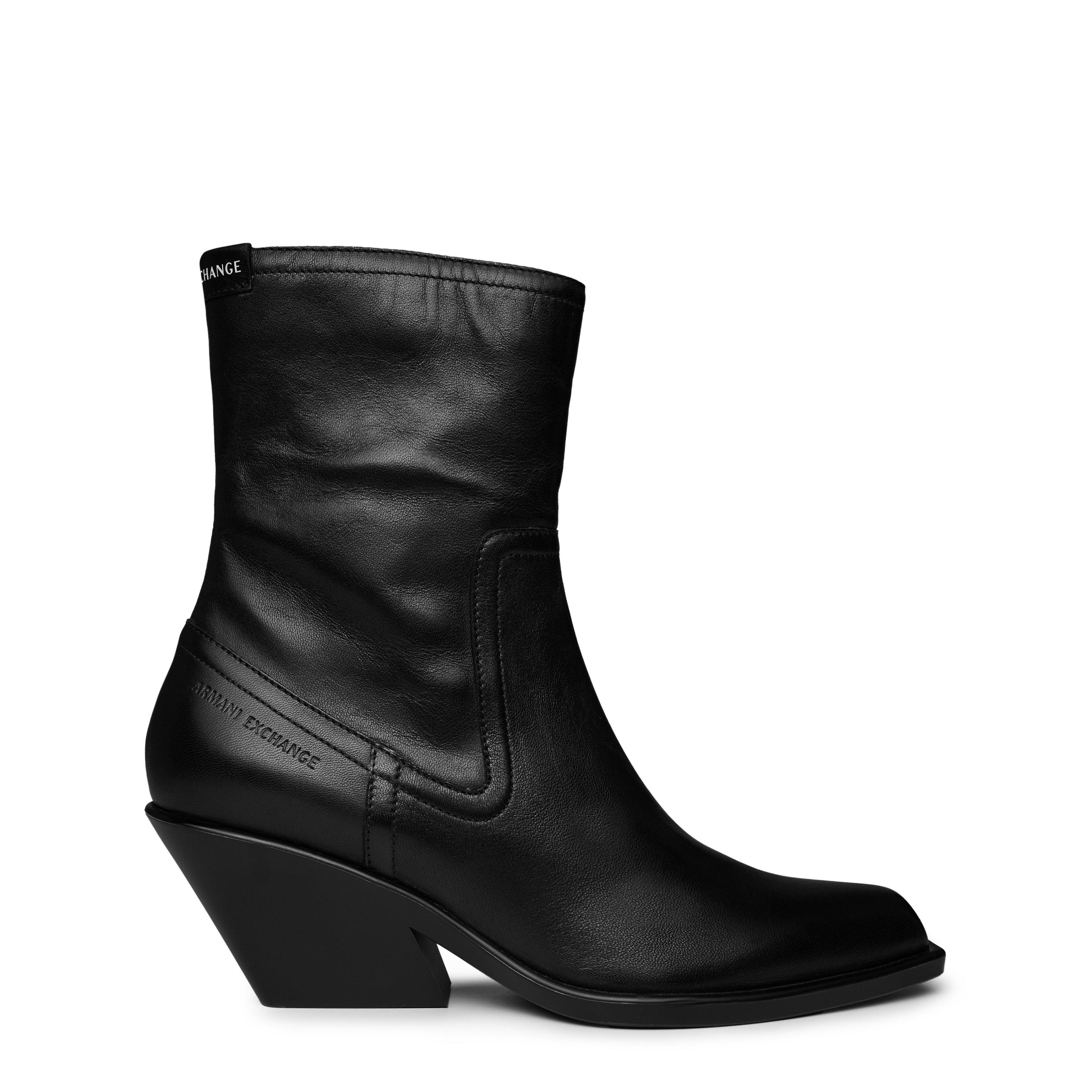 Armani Exchange | AX Tex Boot Ld99 | Heeled Ankle Boots | FRASERS