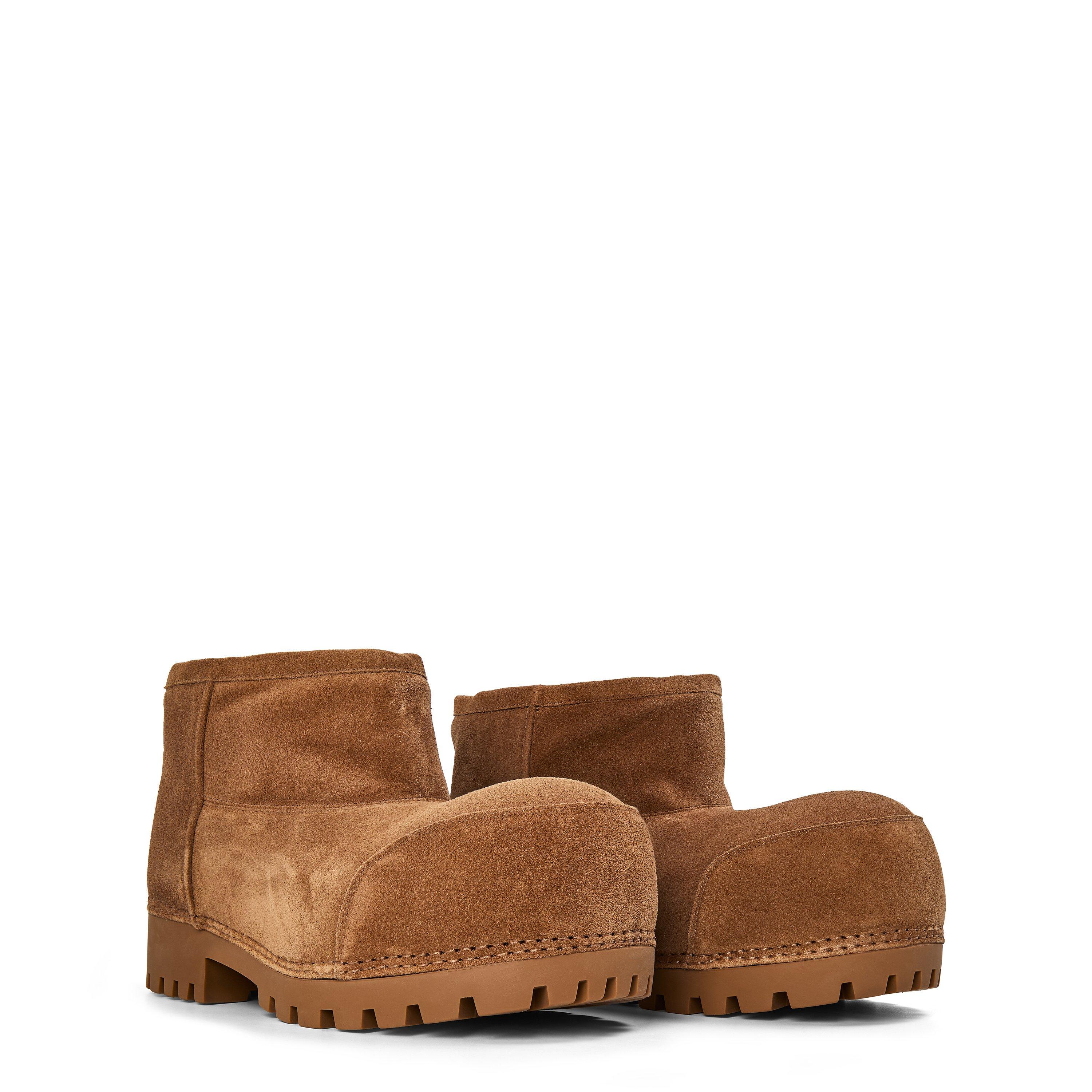Brown - Balenciaga - Alaska Fur Boots - 3
