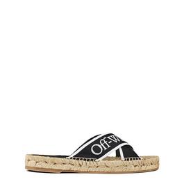 Off White Bookish Criss Cross Espadrille