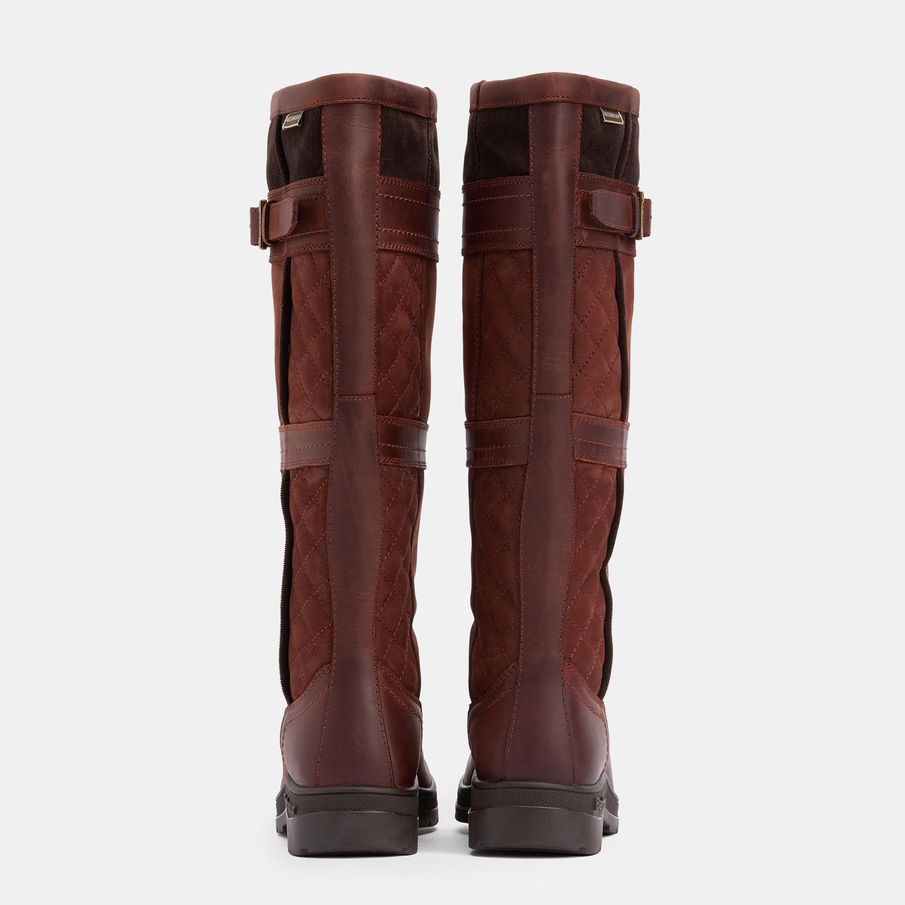 Mahogony/Choc - Barbour - Women's Beaconsfield Knee High Boots - 5