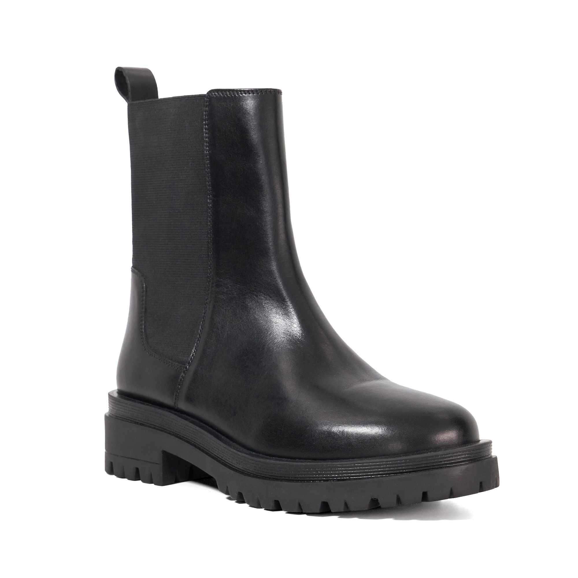Sort Læder - Dune London - Women's Chelsea Boots - 2