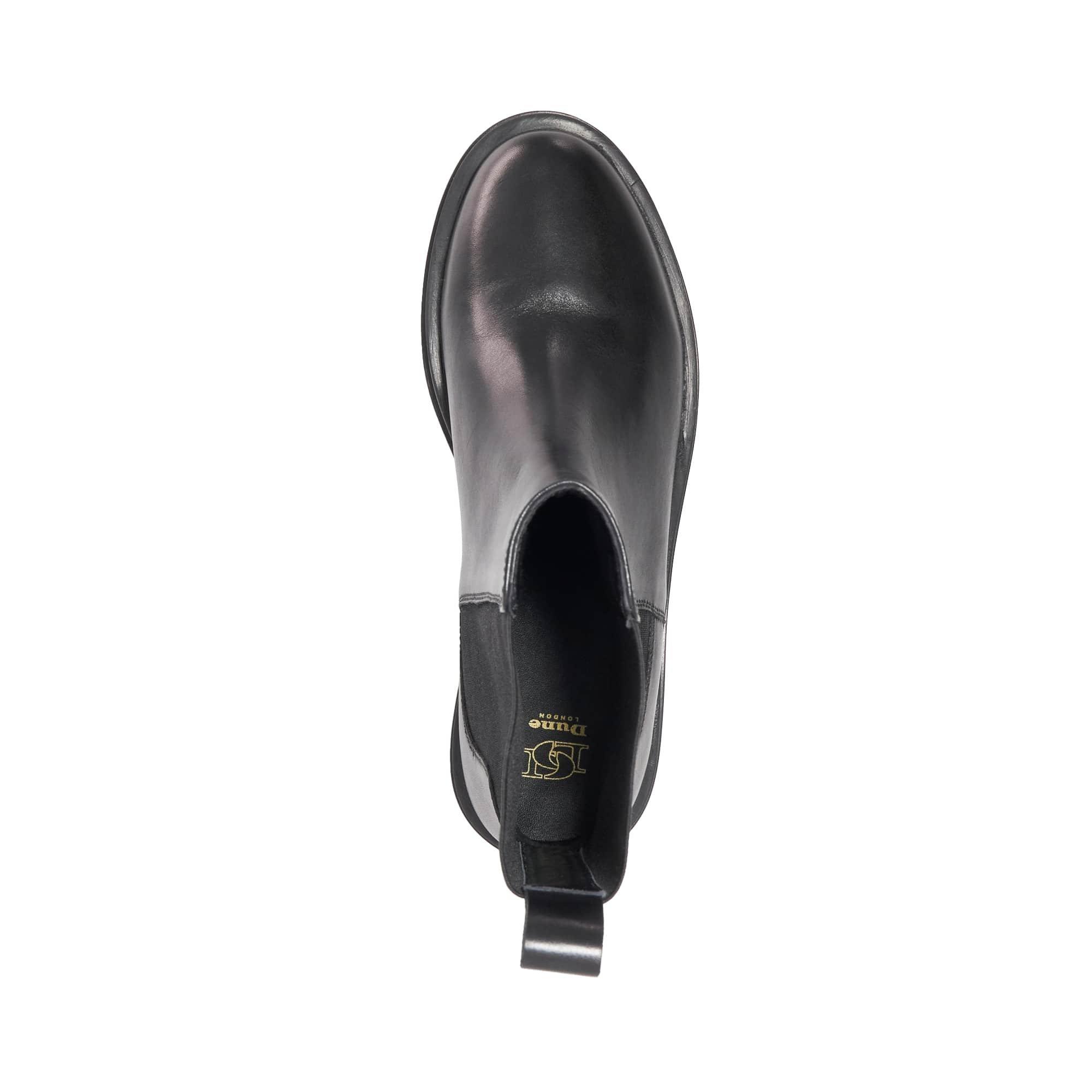 Sort Læder - Dune London - Women's Chelsea Boots - 4