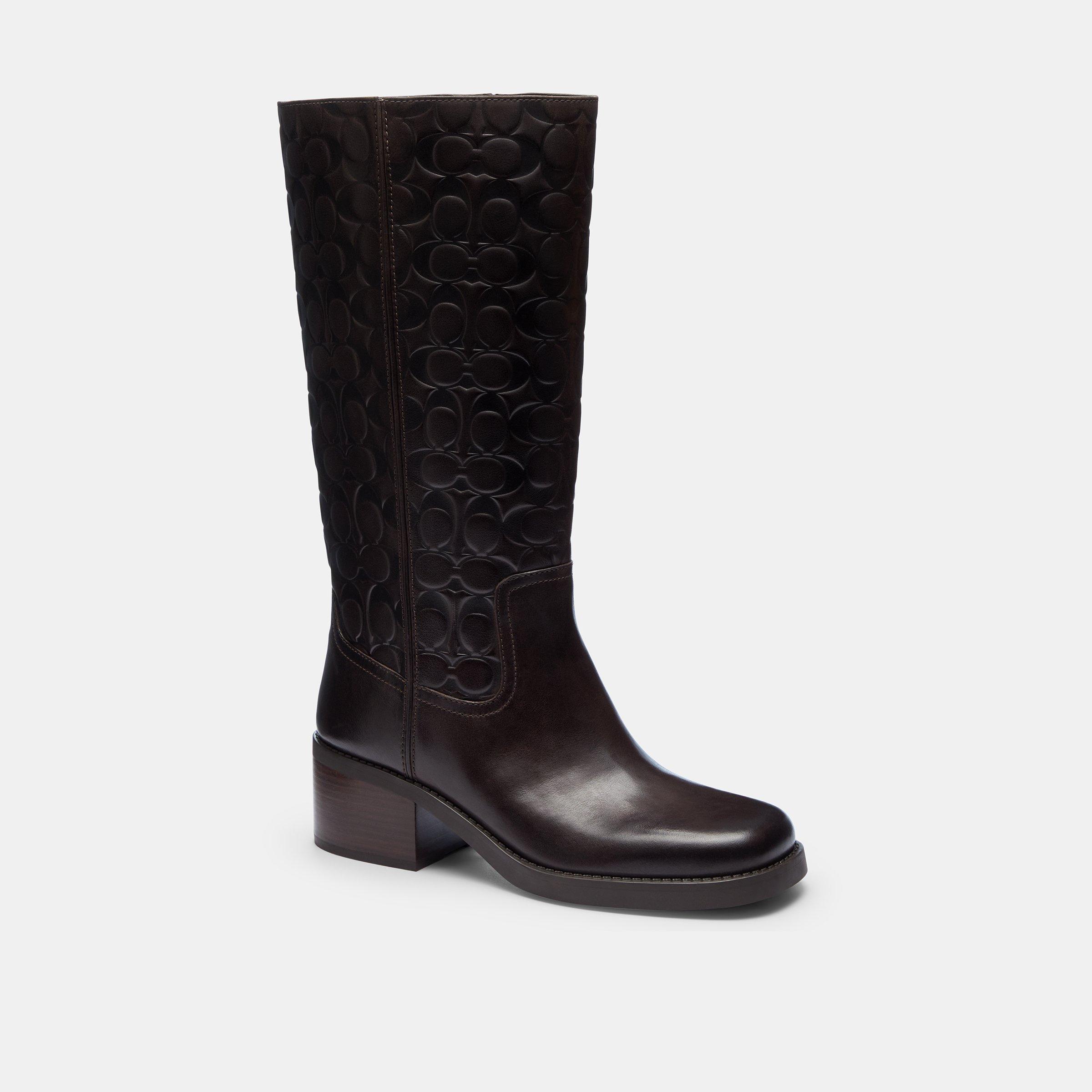 Chocolate - Coach - Coach Sig Boot Ld64 - 1