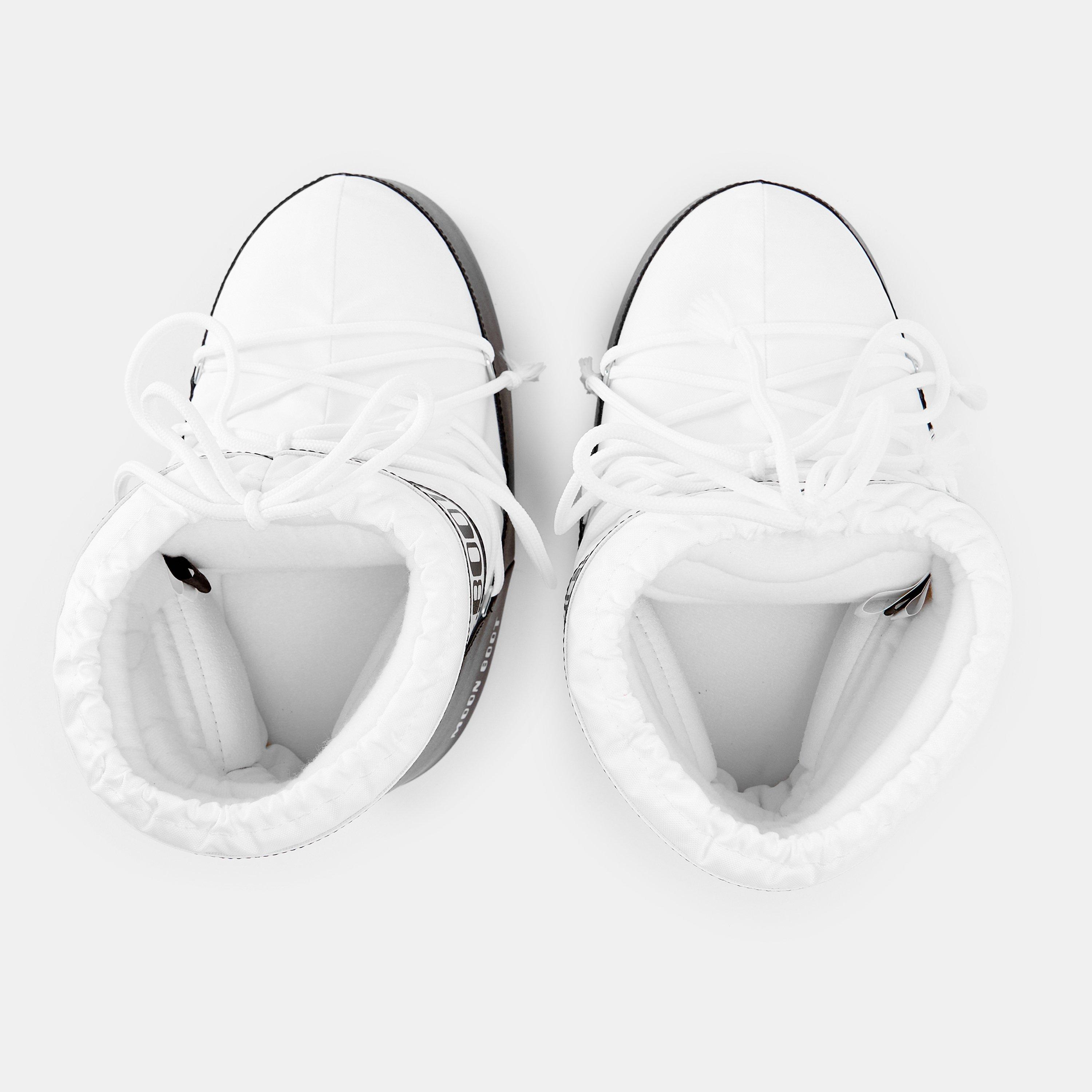 Black White - Moon Boot - Icon Low Nylon Boots - 4