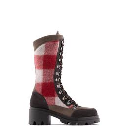 Emporio Armani Check Boots