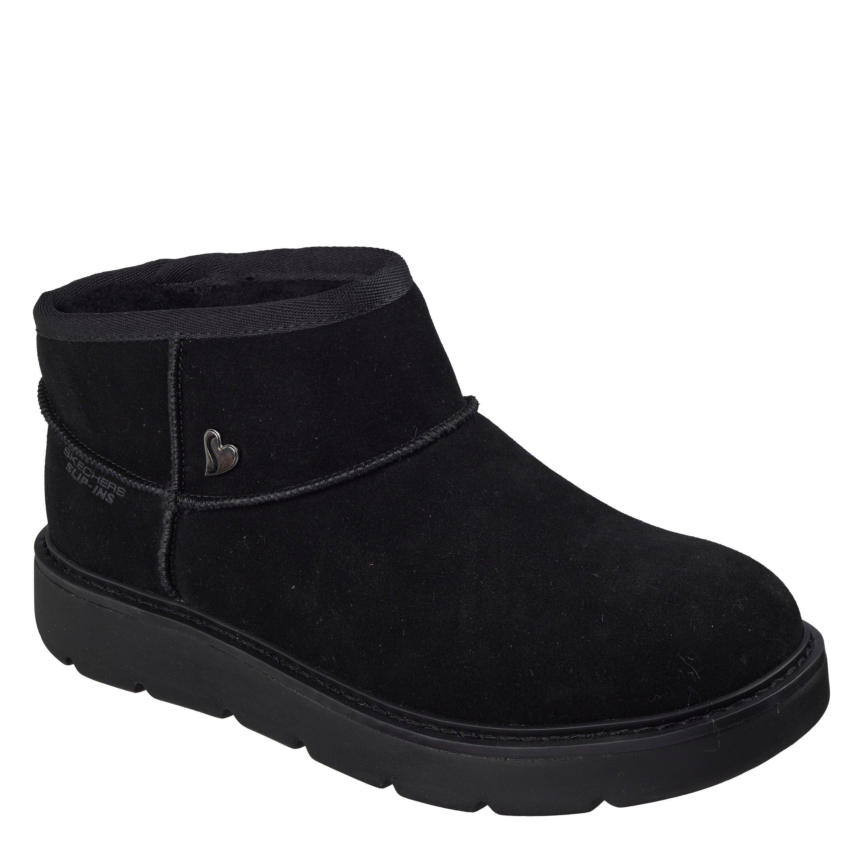 Black - Skechers - Women's Cozy Mini Snug Boots - 3