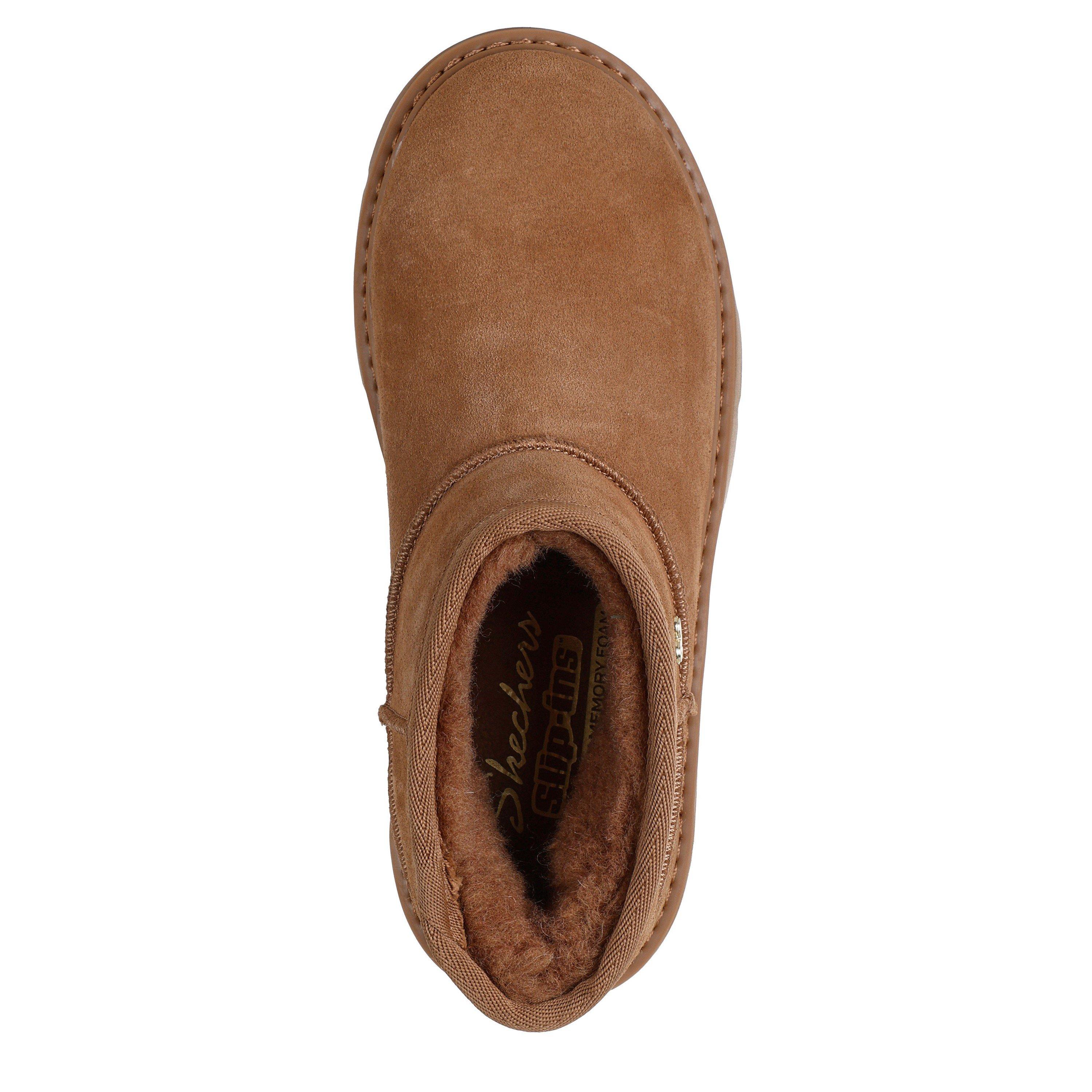 Chestnut - Skechers - Cozy Mini Snug Boots - 5