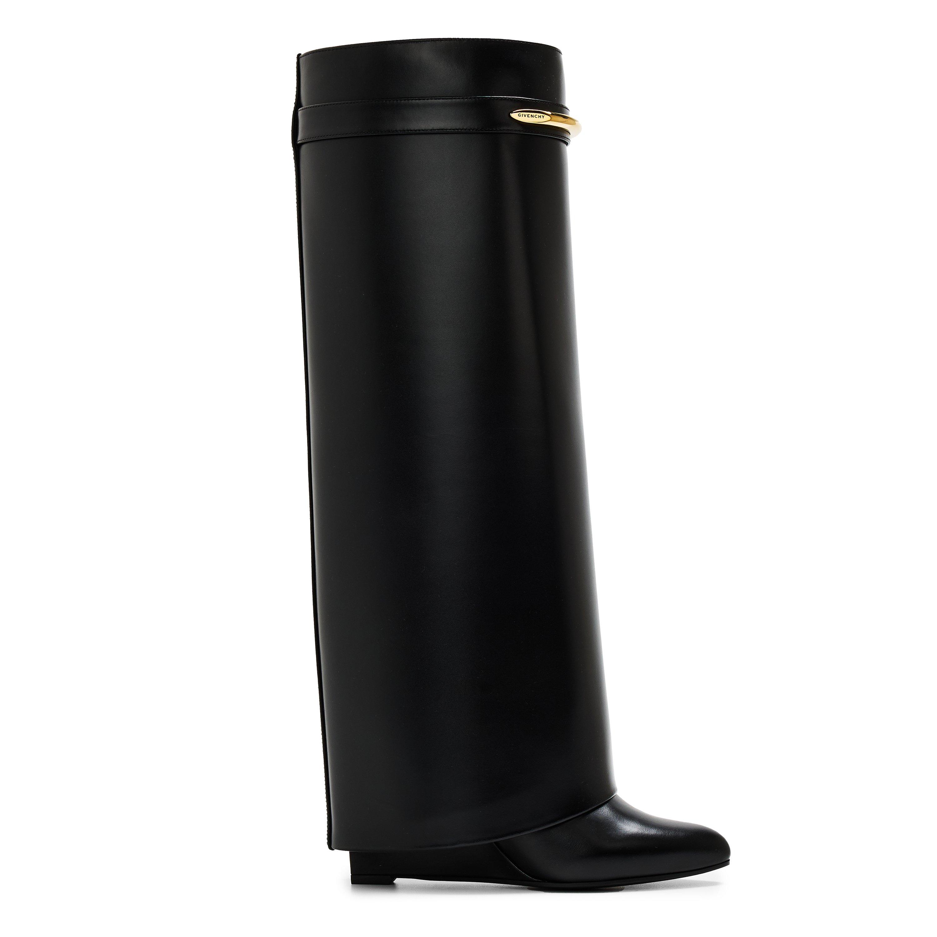 Black - GIVENCHY - Women's Shark Boot Knee High Boots - 1