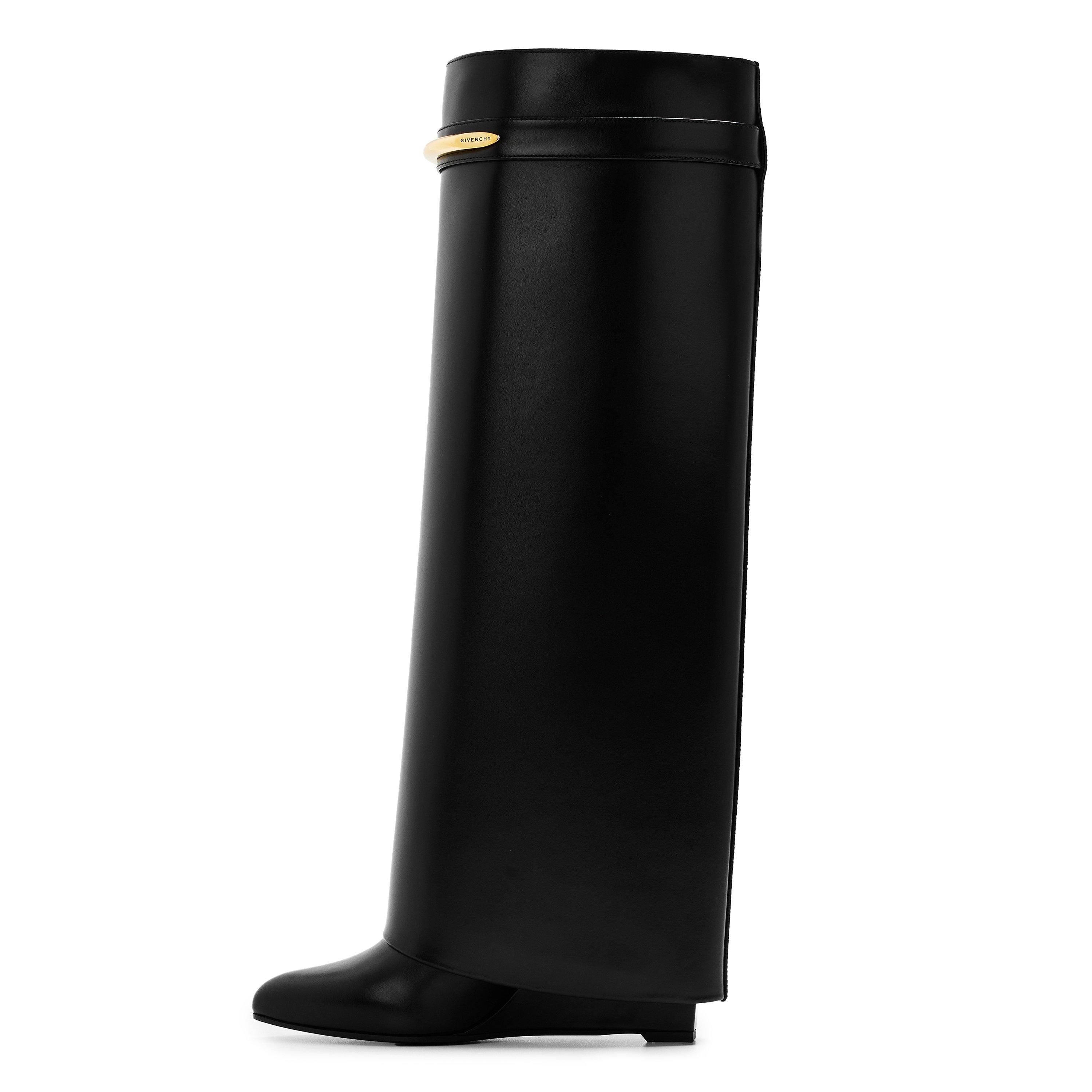 Black - GIVENCHY - Women's Shark Boot Knee High Boots - 2