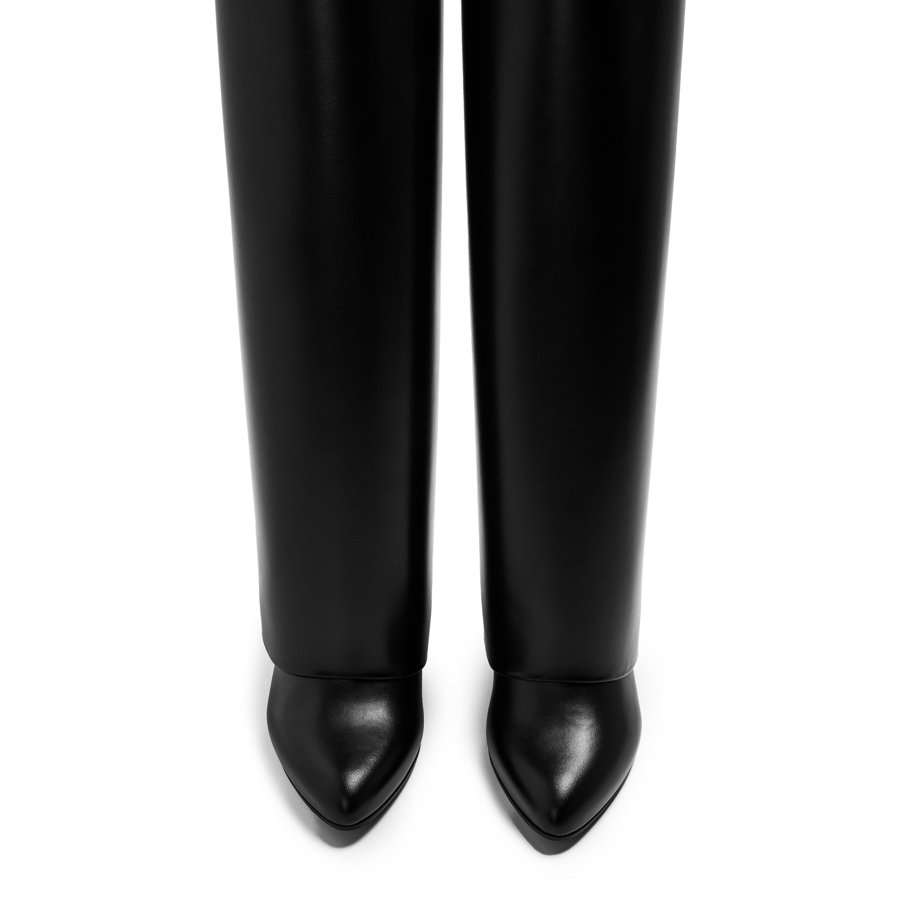 Black - GIVENCHY - Women's Shark Boot Knee High Boots - 4