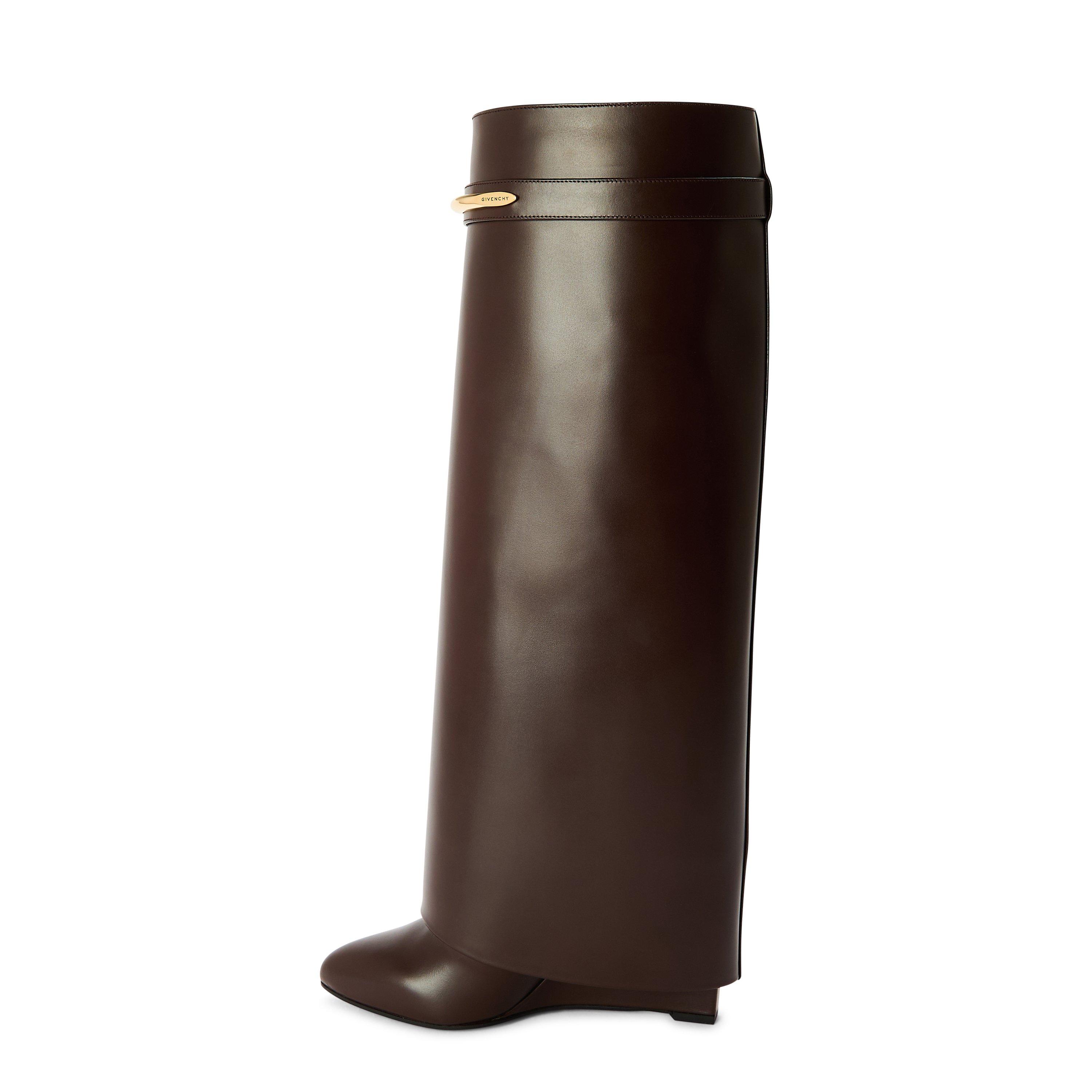 Ebony Brown - GIVENCHY - Women's Shark Boot Knee High Boots - 2