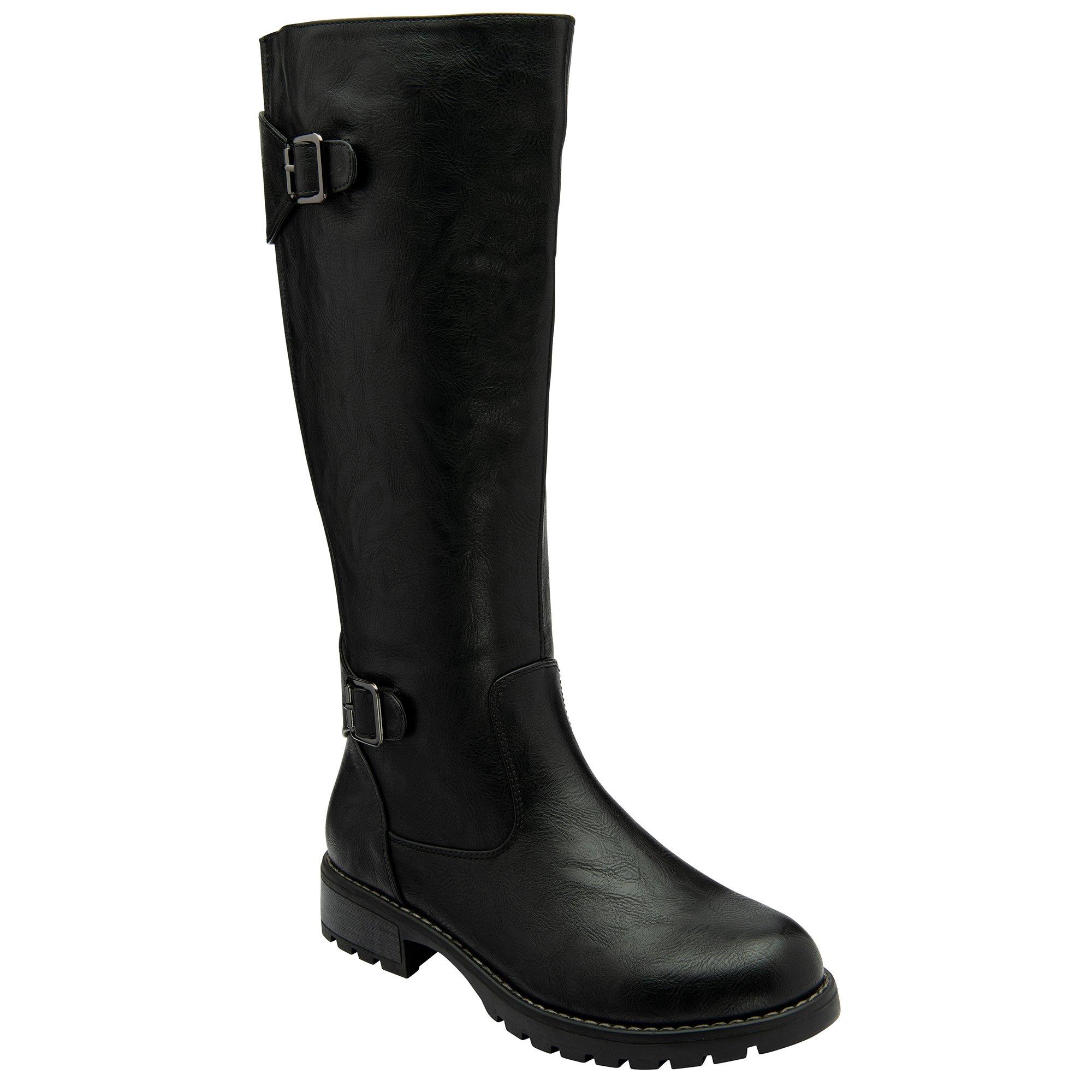 Black - Lotus Shoes - Women's Brandi Boot Knee High Boots - 1