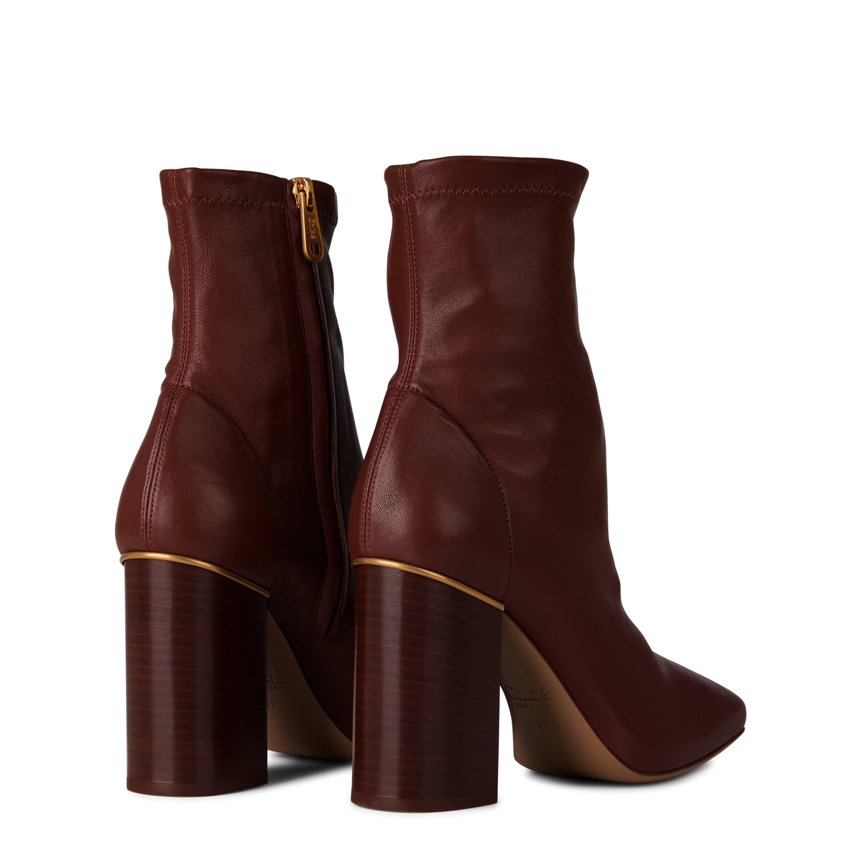 Cognac Brown - Chloe - Ambre Ankle Boots - 4