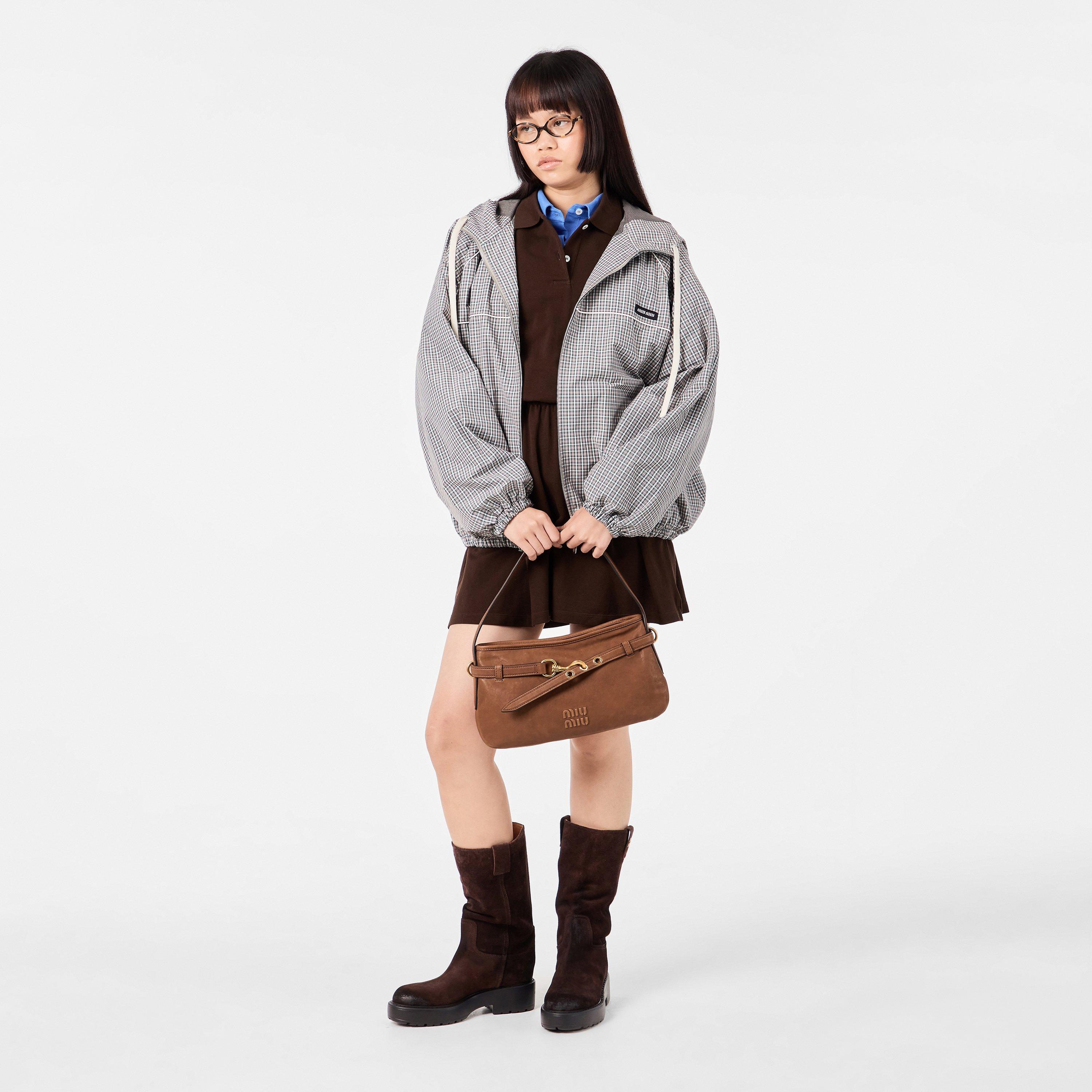 Moro Suede - Miu Miu - Women's Flat Ankle Boots - 6