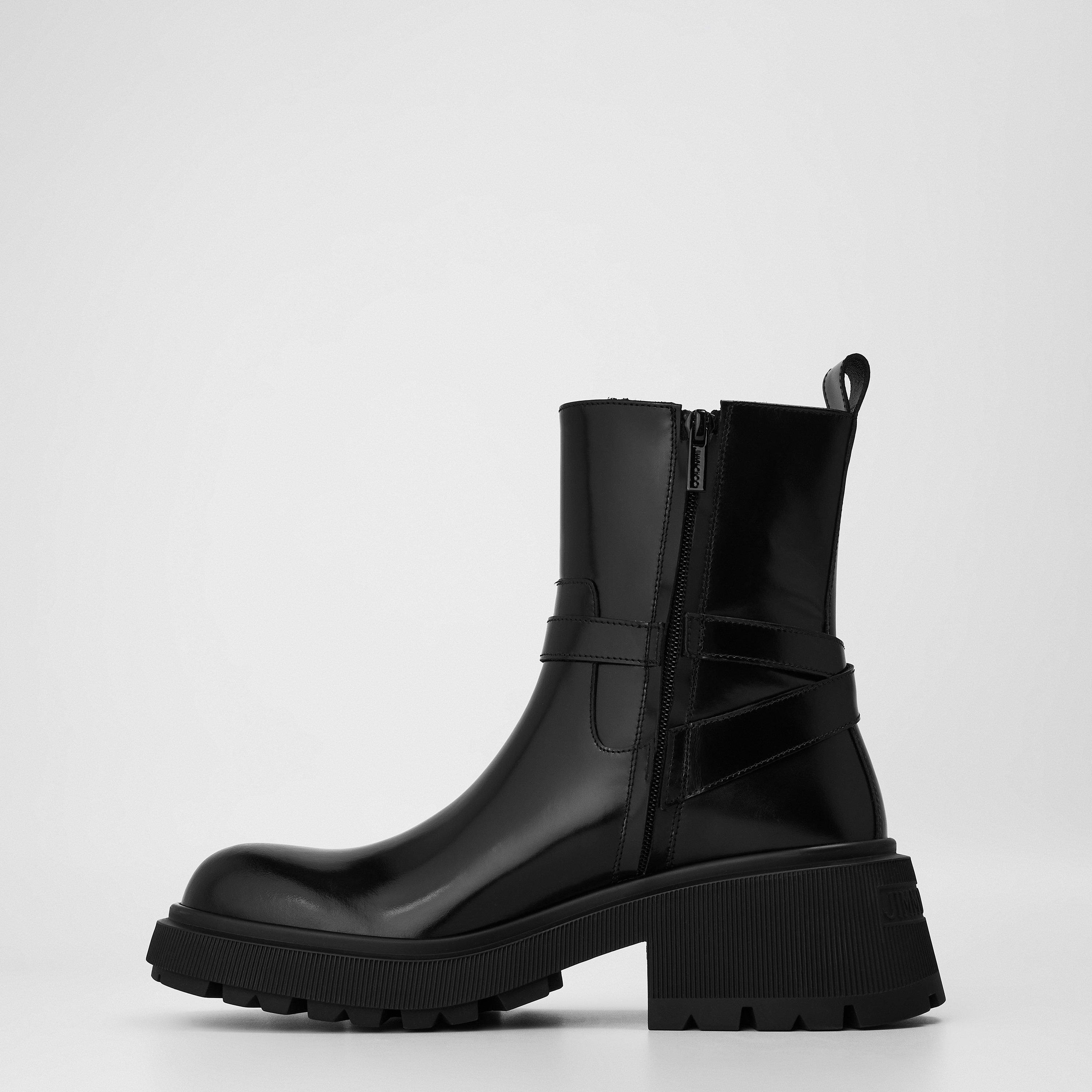 Black - Jimmy Choo - Women's Conny Flat Ankle Boots - 2