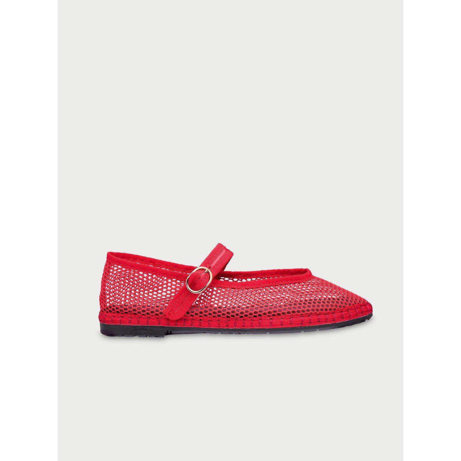 Red - Flabelus - Isabella Mesh Mary Jane - 1