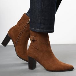 Wheres That From Block Heel Ankle Boots