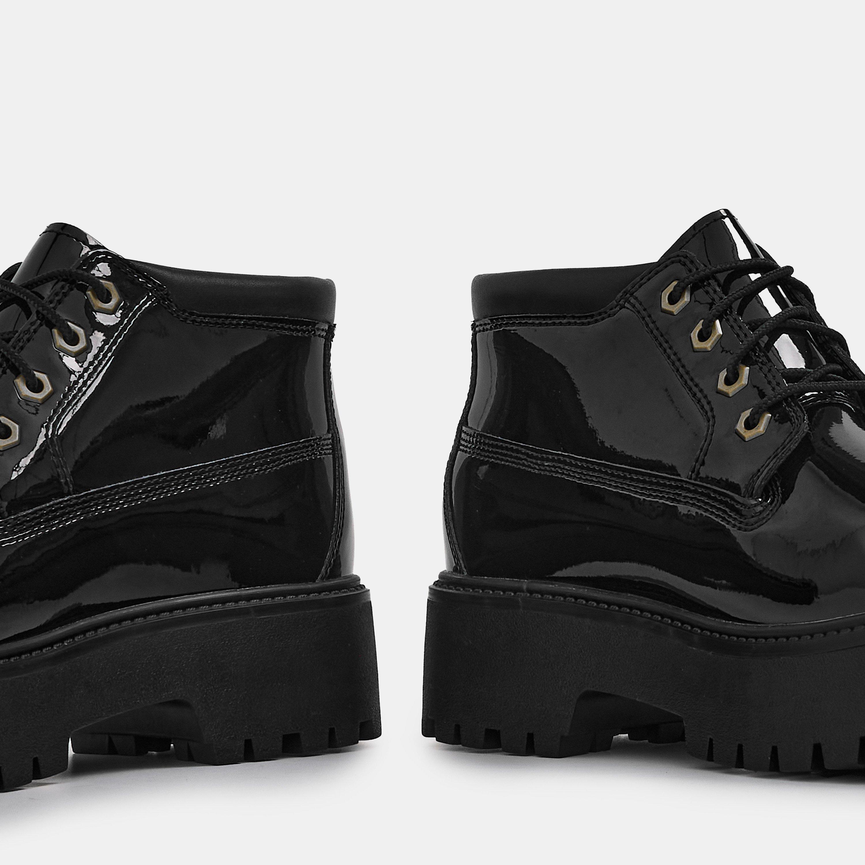 Black Patent - Timberland - Women's Chukka Boots - 3