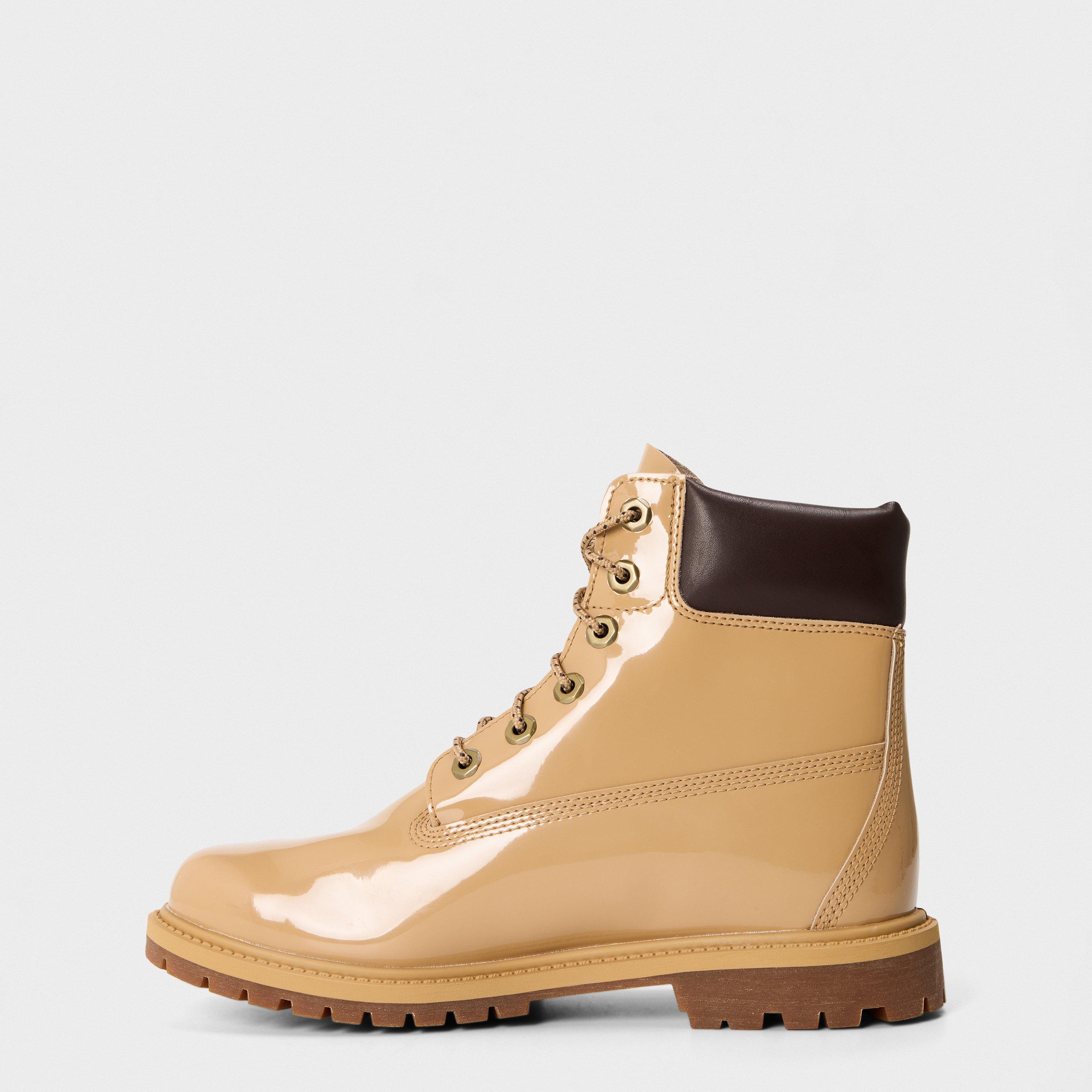 Wheat Patent - Timberland - Women's Patent Flat Ankle Boots - 2