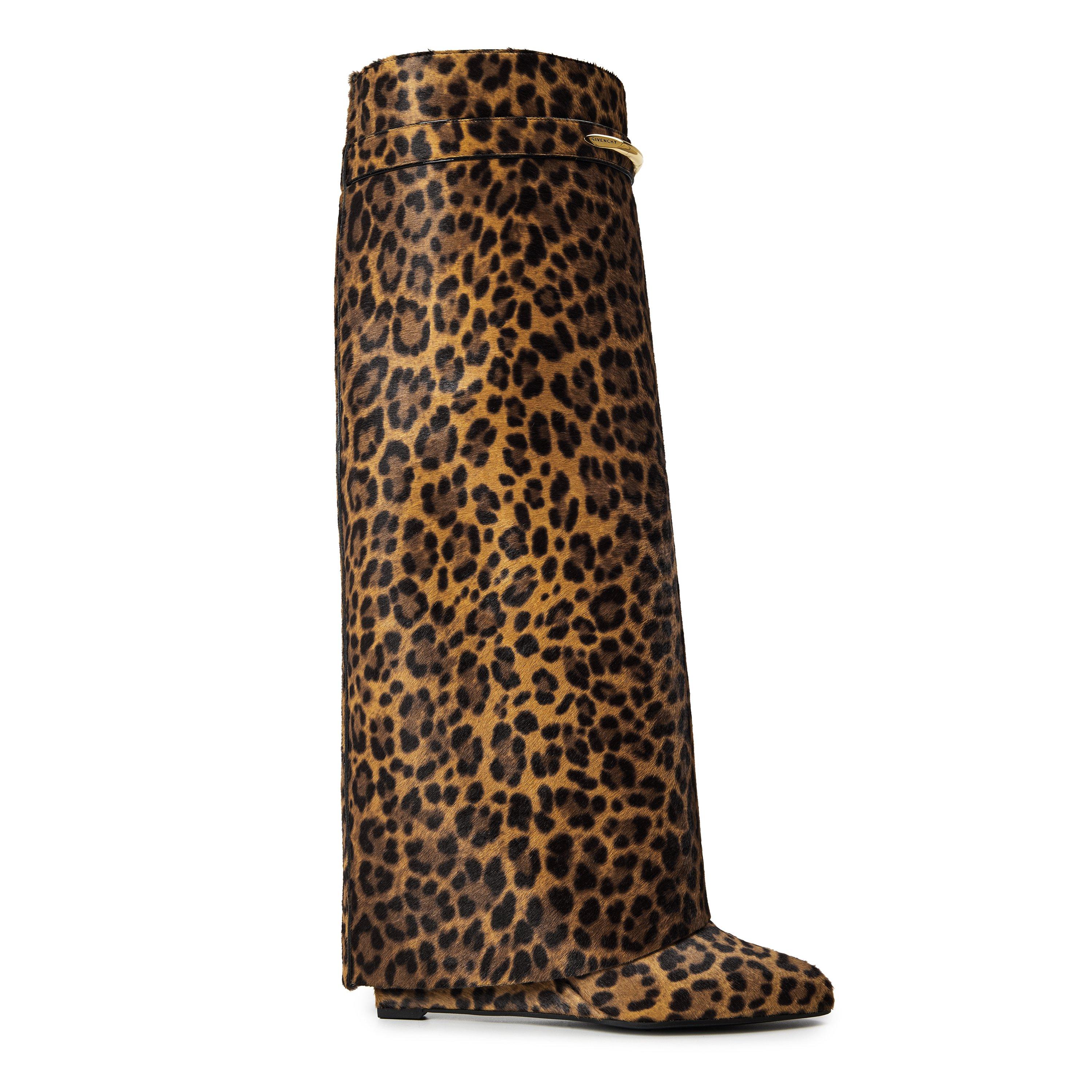 Black/Beige - GIVENCHY - GIV Leopard Shark Pi Ld64 - 1