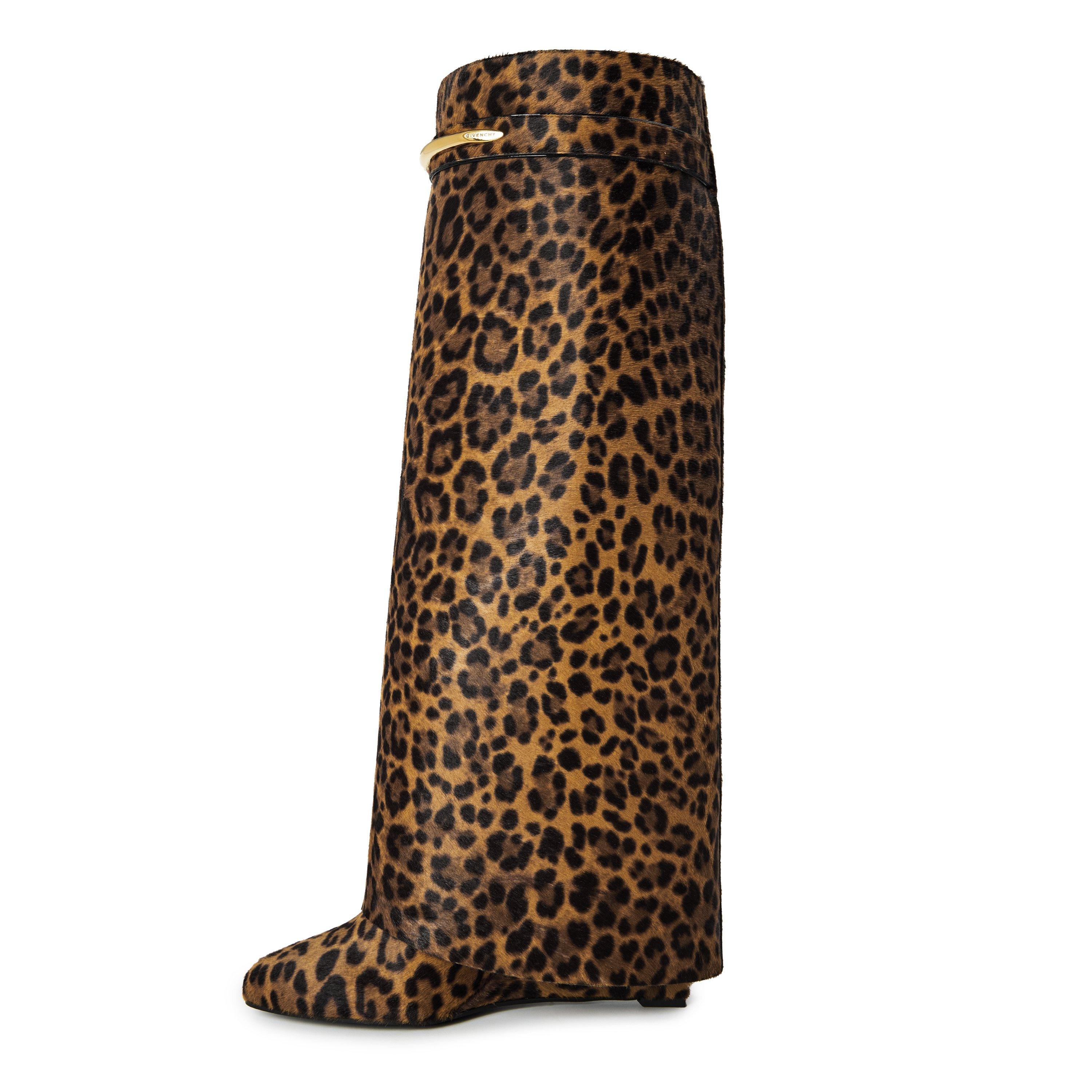 Black/Beige - GIVENCHY - GIV Leopard Shark Pi Ld64 - 2