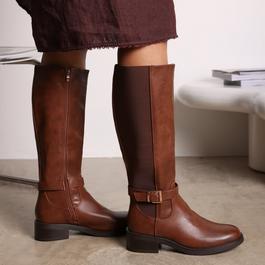 Wheres That From Detail Knee High Boots