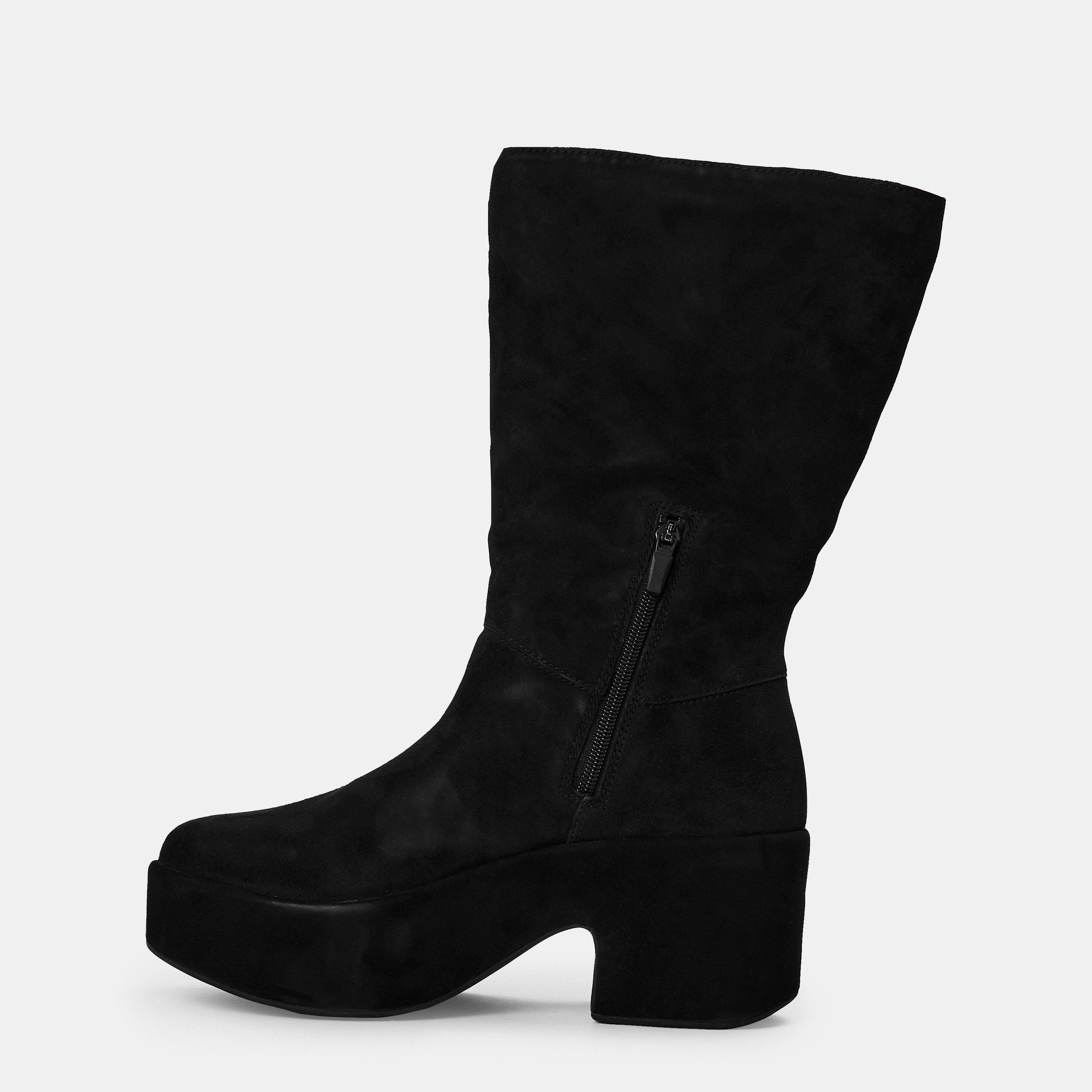 All Black - Fitflop - Women's Slouch Ankle Heeled Boots - 2