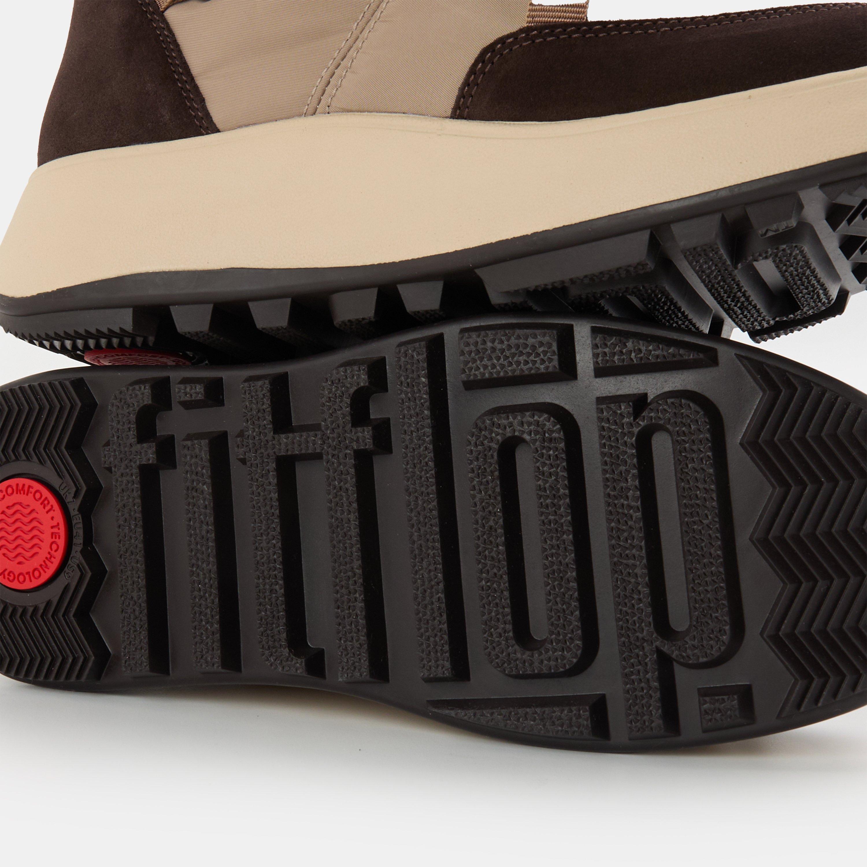 Taupe - Fitflop - Women's Mesh Flat Ankle Boots - 4