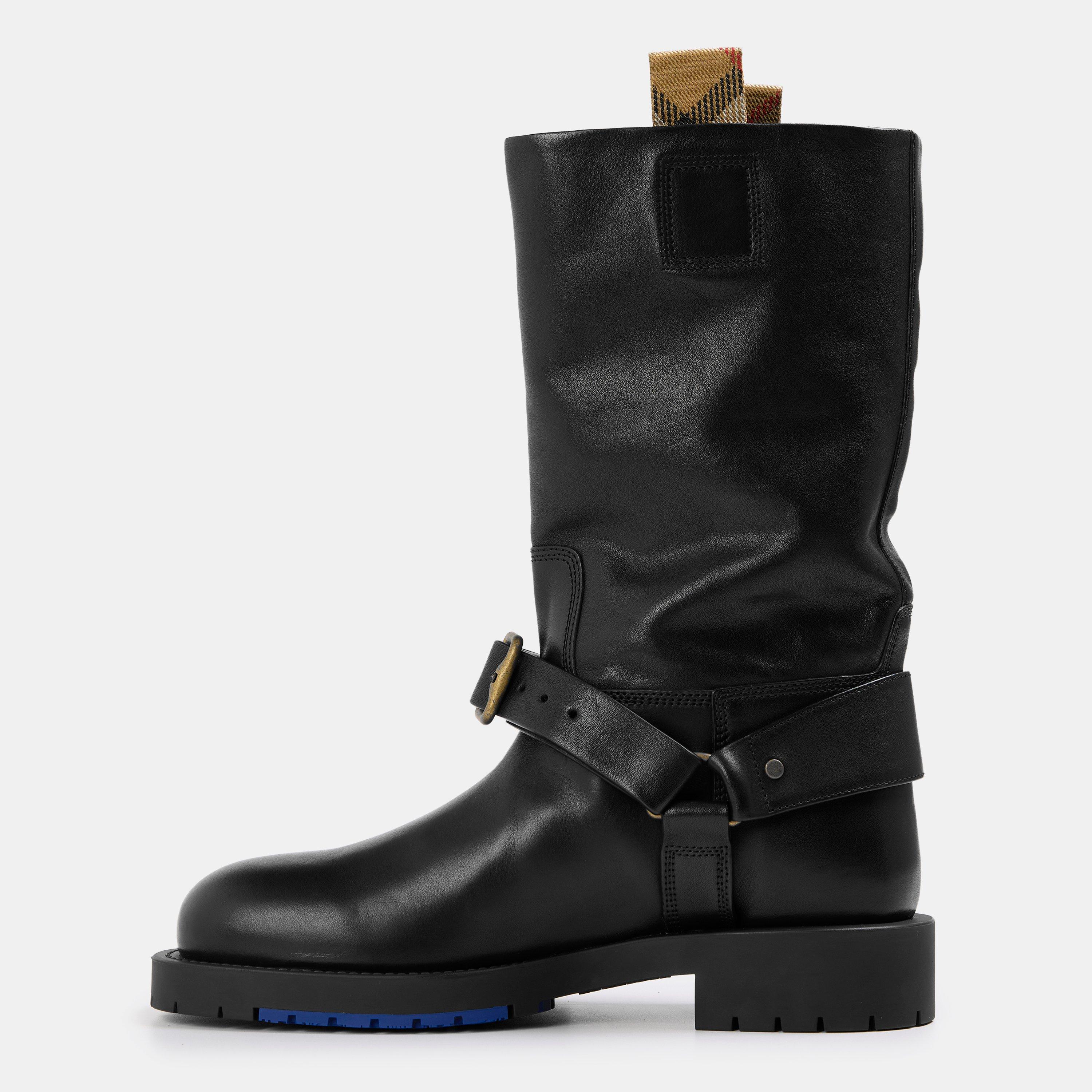 Black - Burberry - Women's Knee High Boots - 2