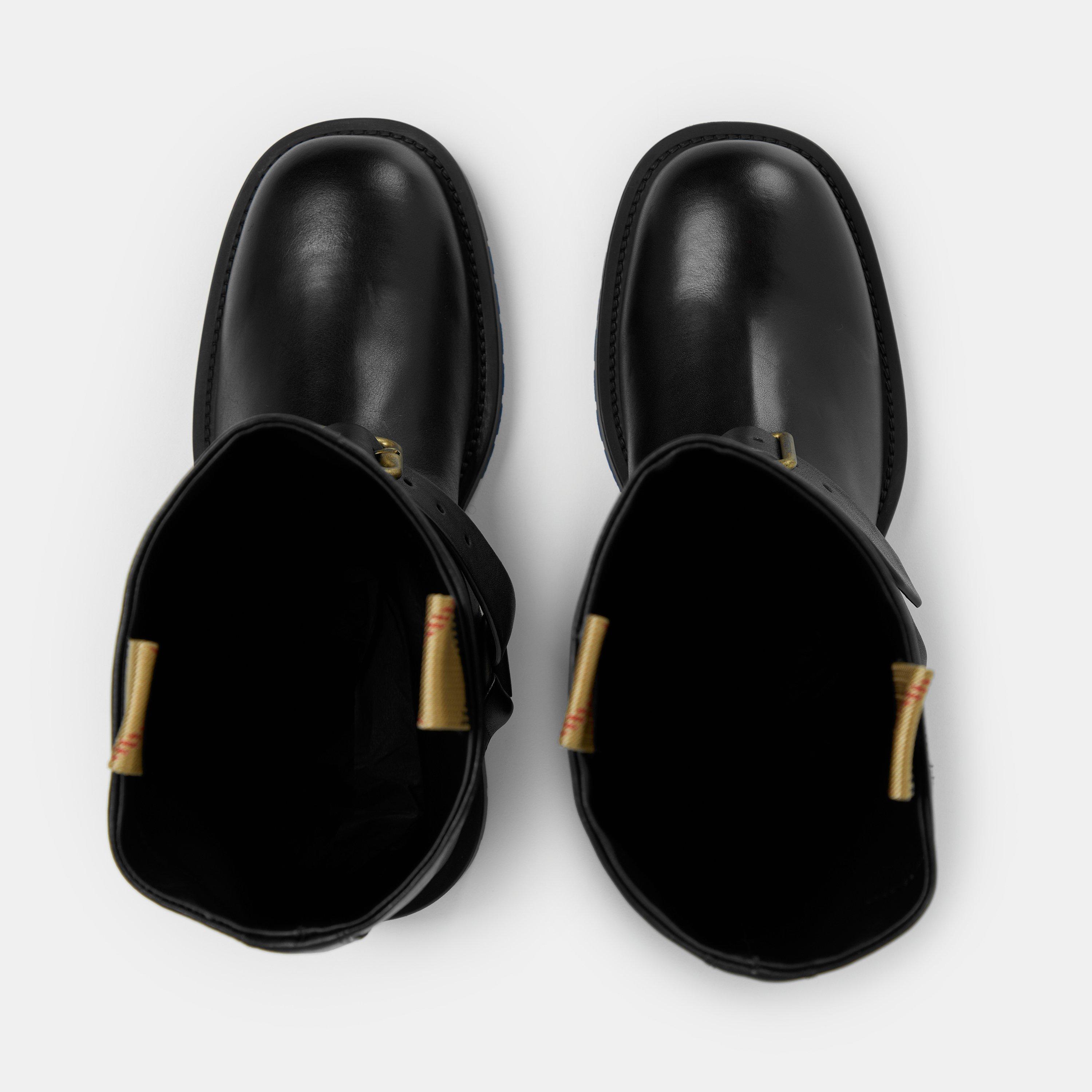 Black - Burberry - Women's Knee High Boots - 5