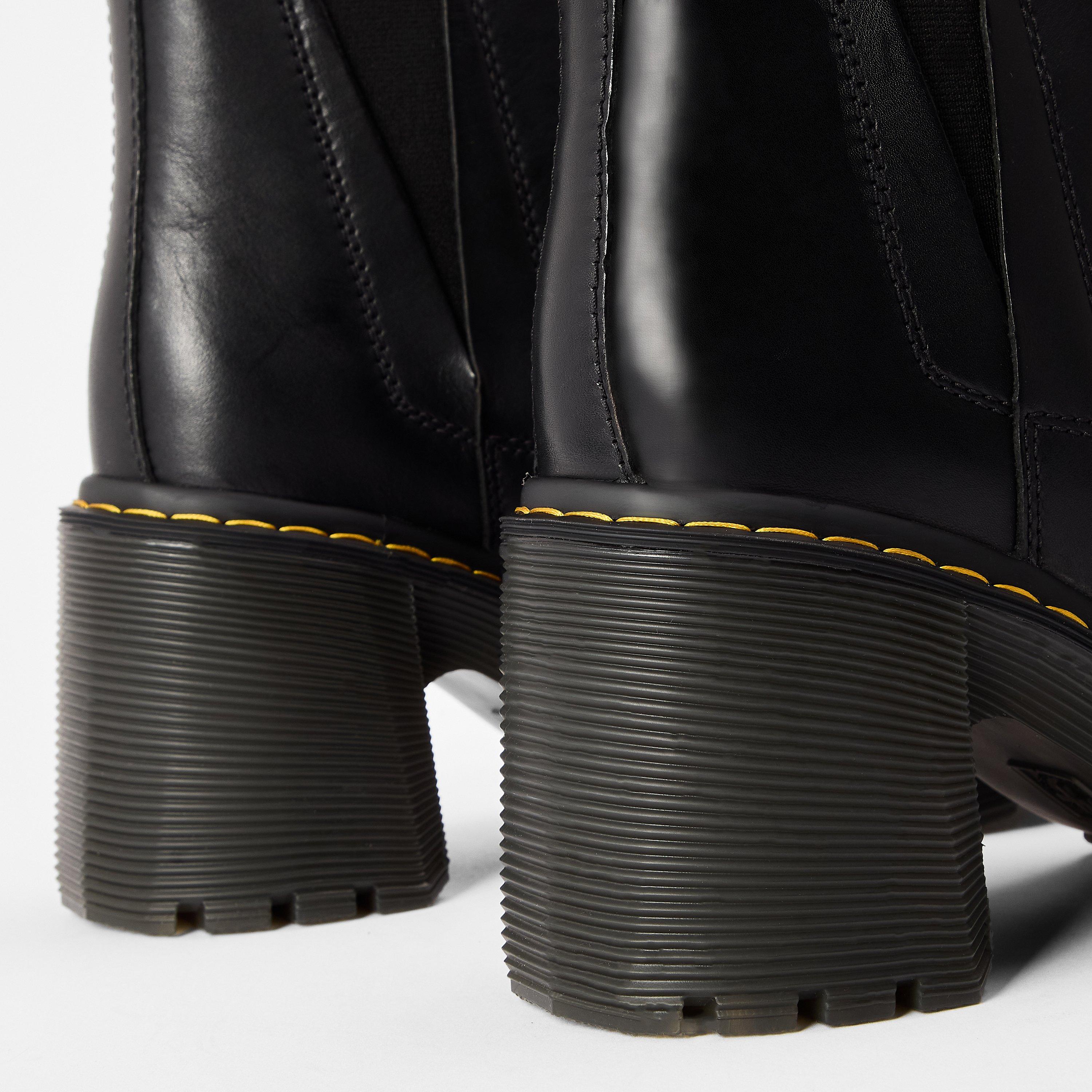 Black - Dr Martens - Women's Spence Ankle Heeled Boots - 4