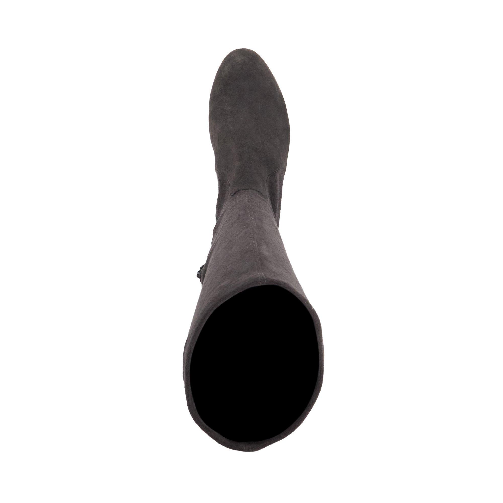 Dark Grey Suede - Dune London - Dune Topsys Ld71 - 3
