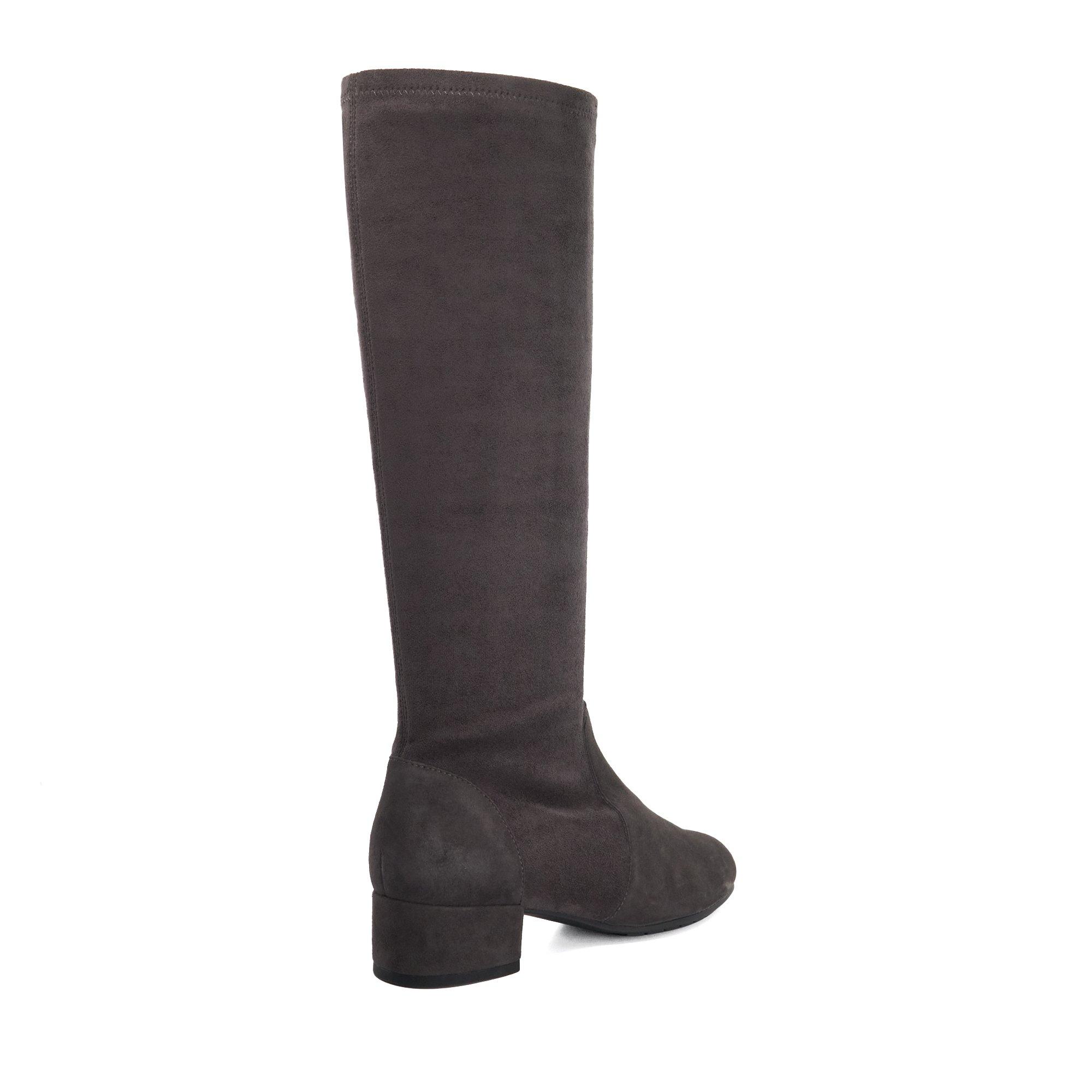 Dark Grey Suede - Dune London - Dune Topsys Ld71 - 4