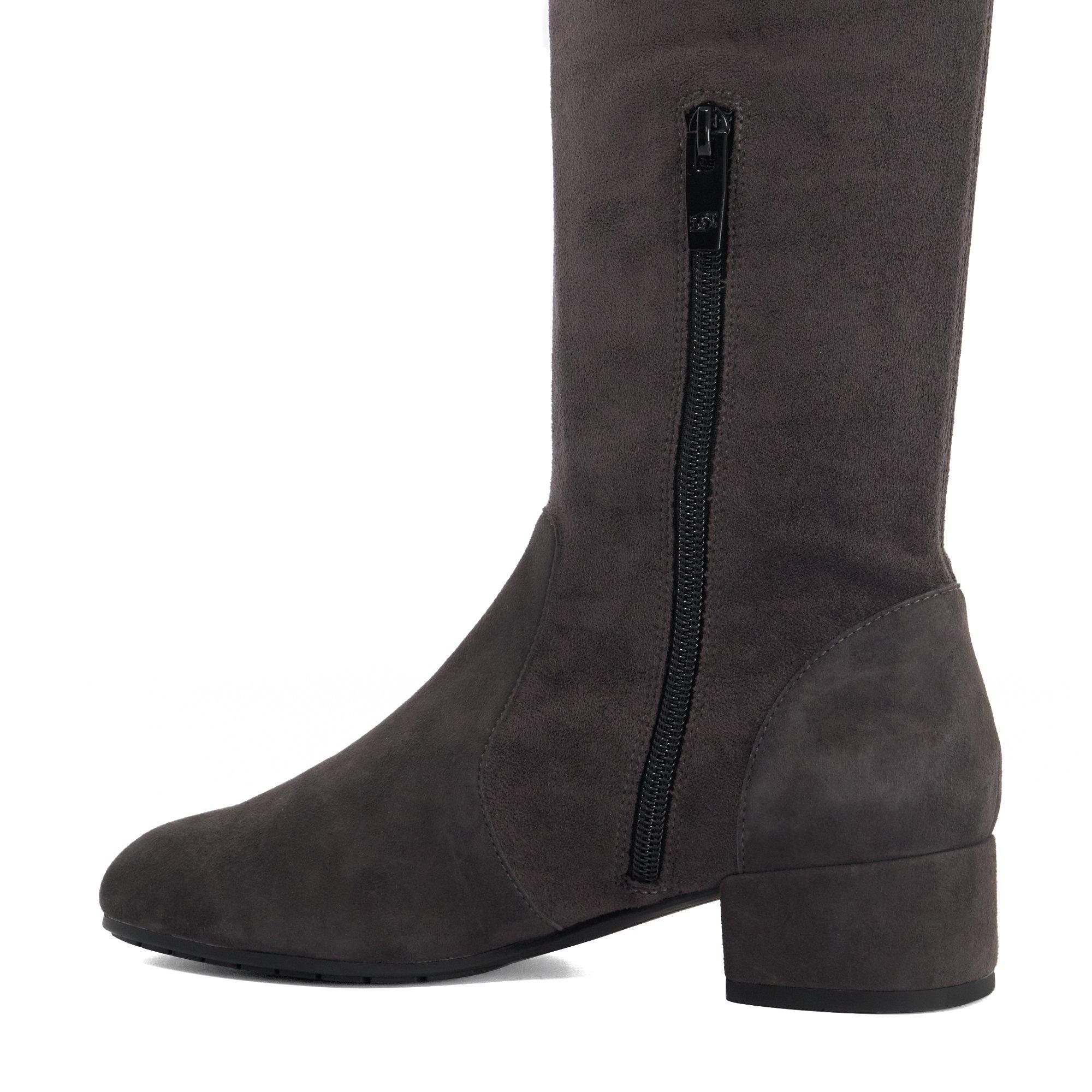 Dark Grey Suede - Dune London - Dune Topsys Ld71 - 5