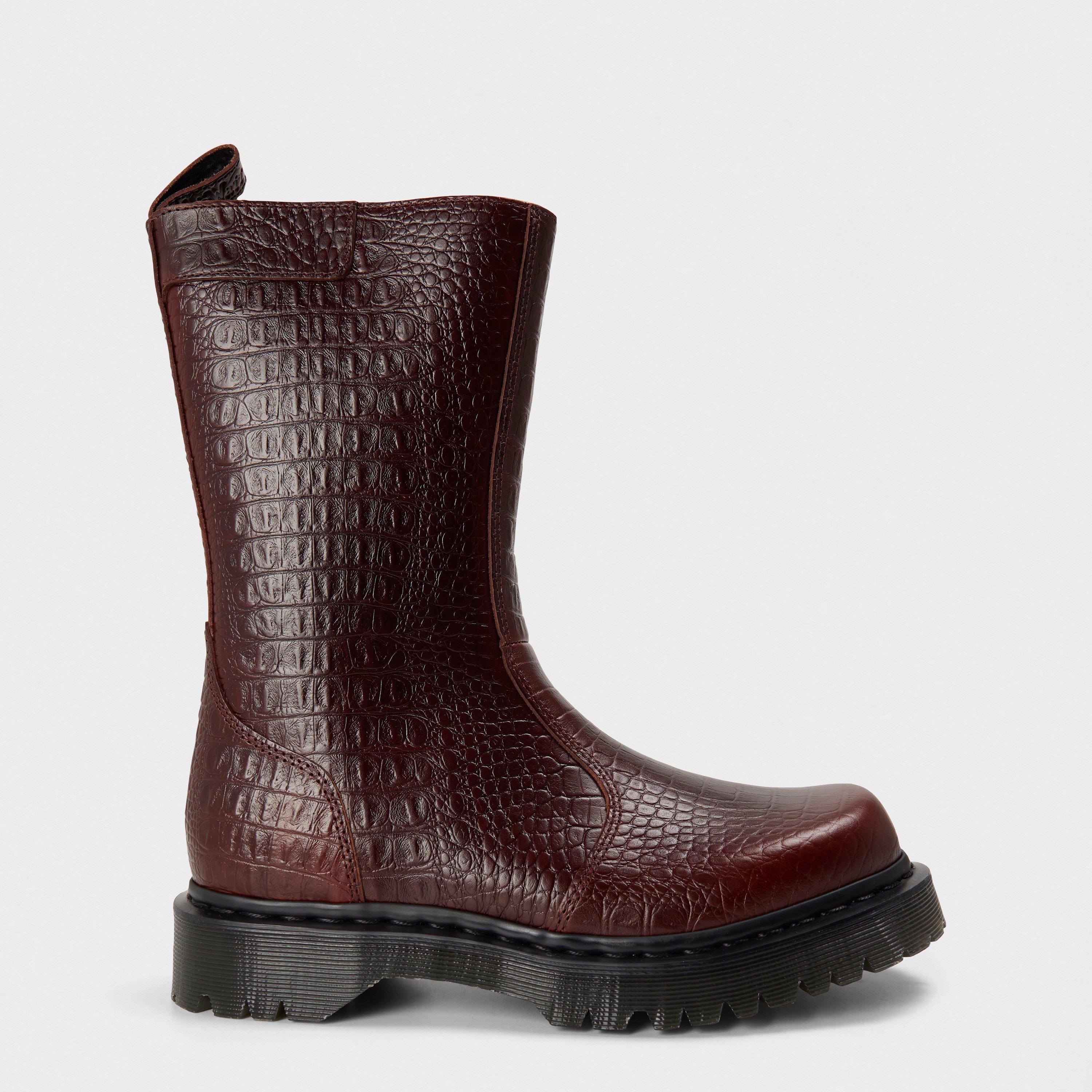 Mocha Croc - Dr Martens - Regena Boots - 1