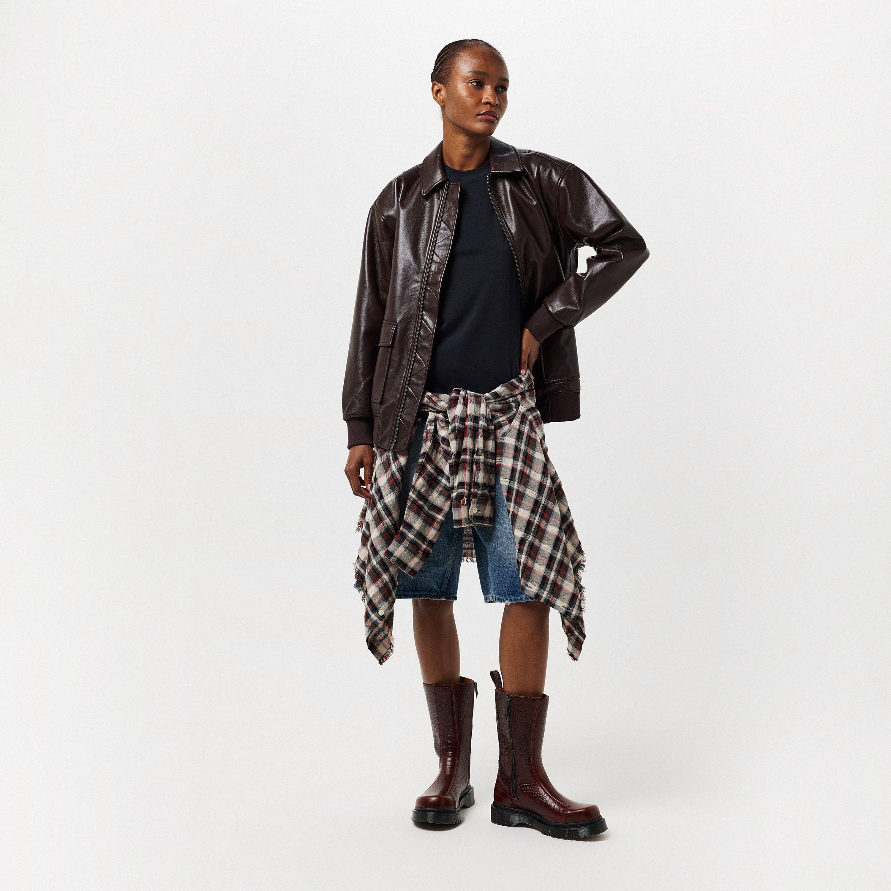 Mocha Croc - Dr Martens - Regena Croc Emboss Boots - 6