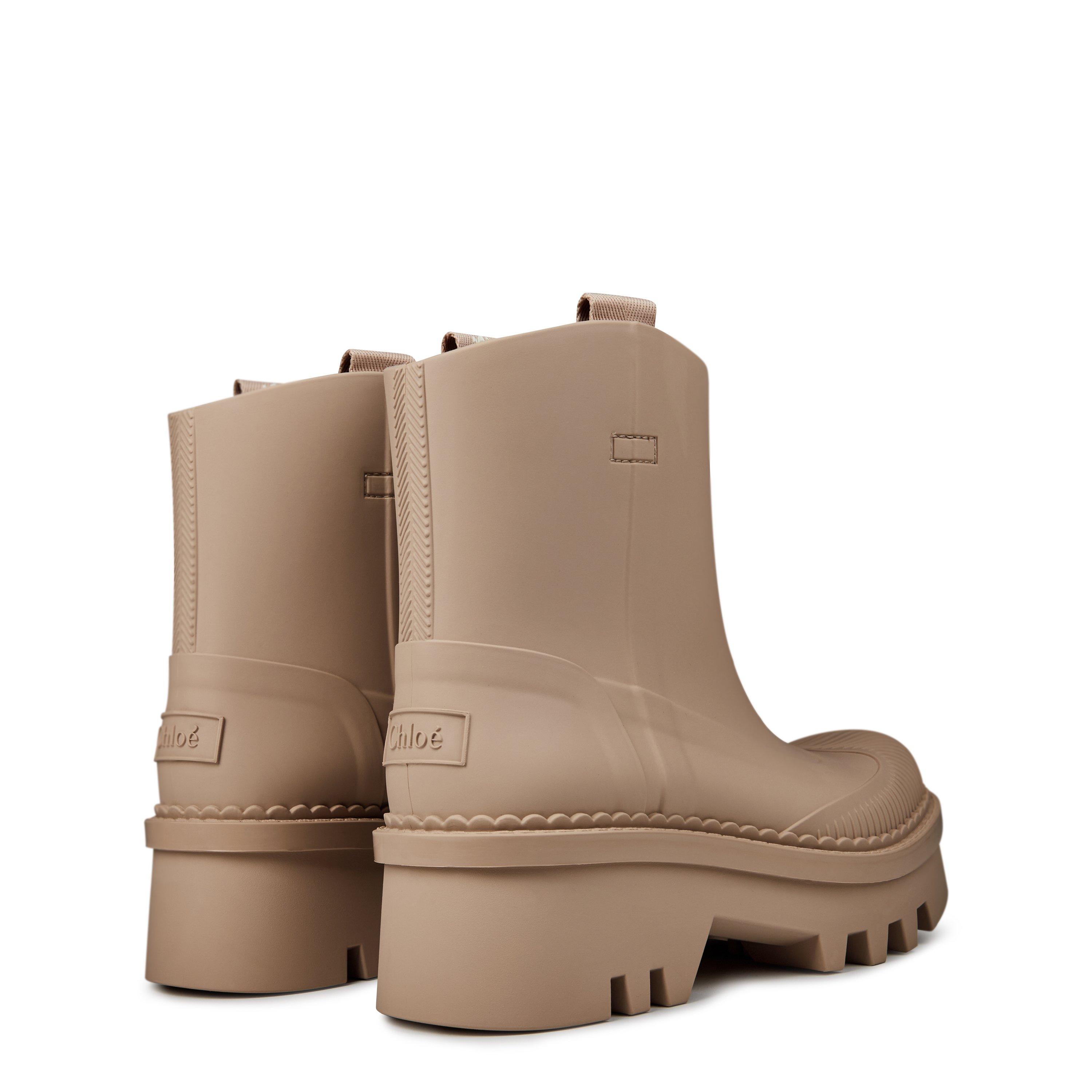 Beige Rose - Chloe - Women's Raina Flat Ankle Boots - 4