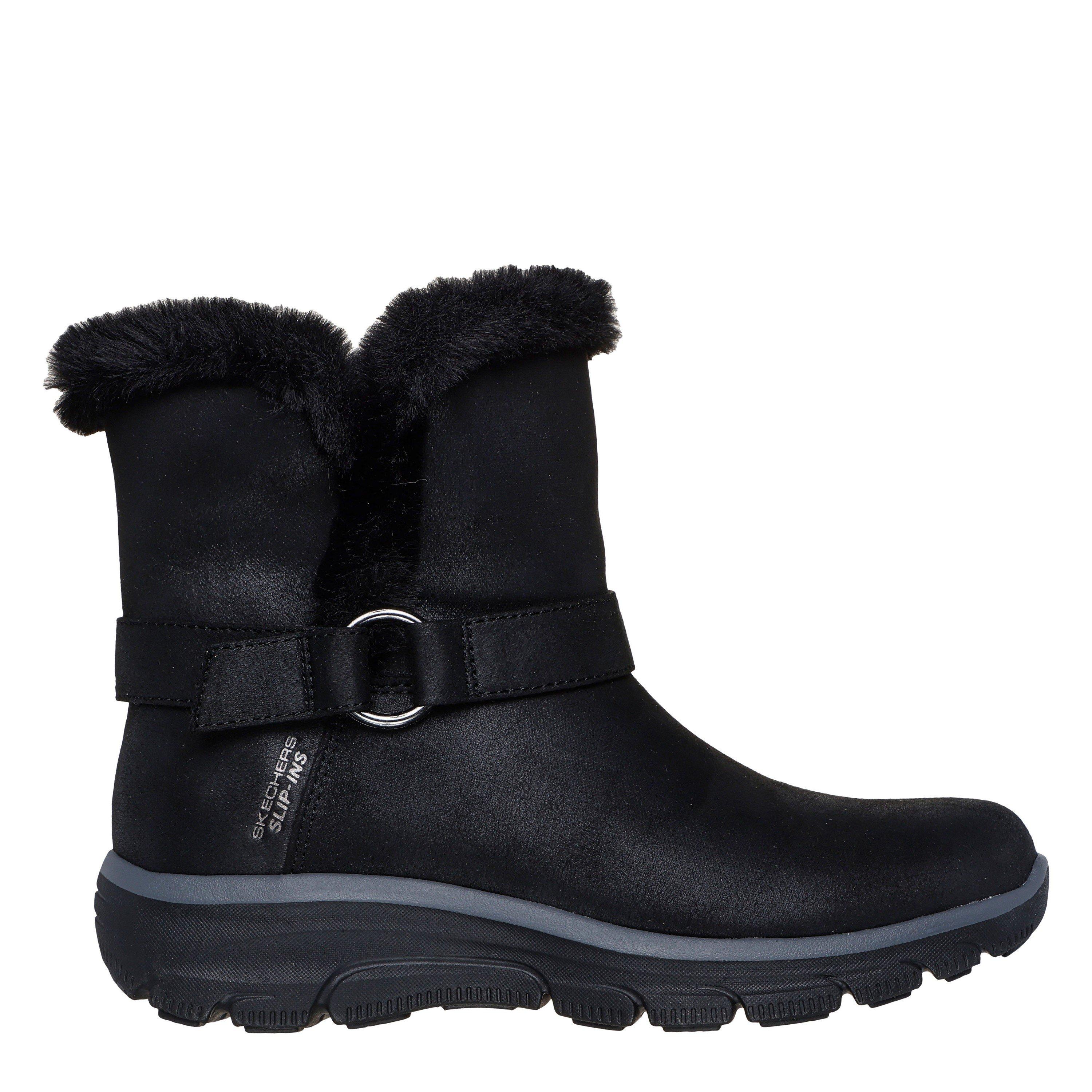 Skechers Women's Sketchers Easy Going Dreamers Move Ankle Snug Boots - Black - 4 (37)