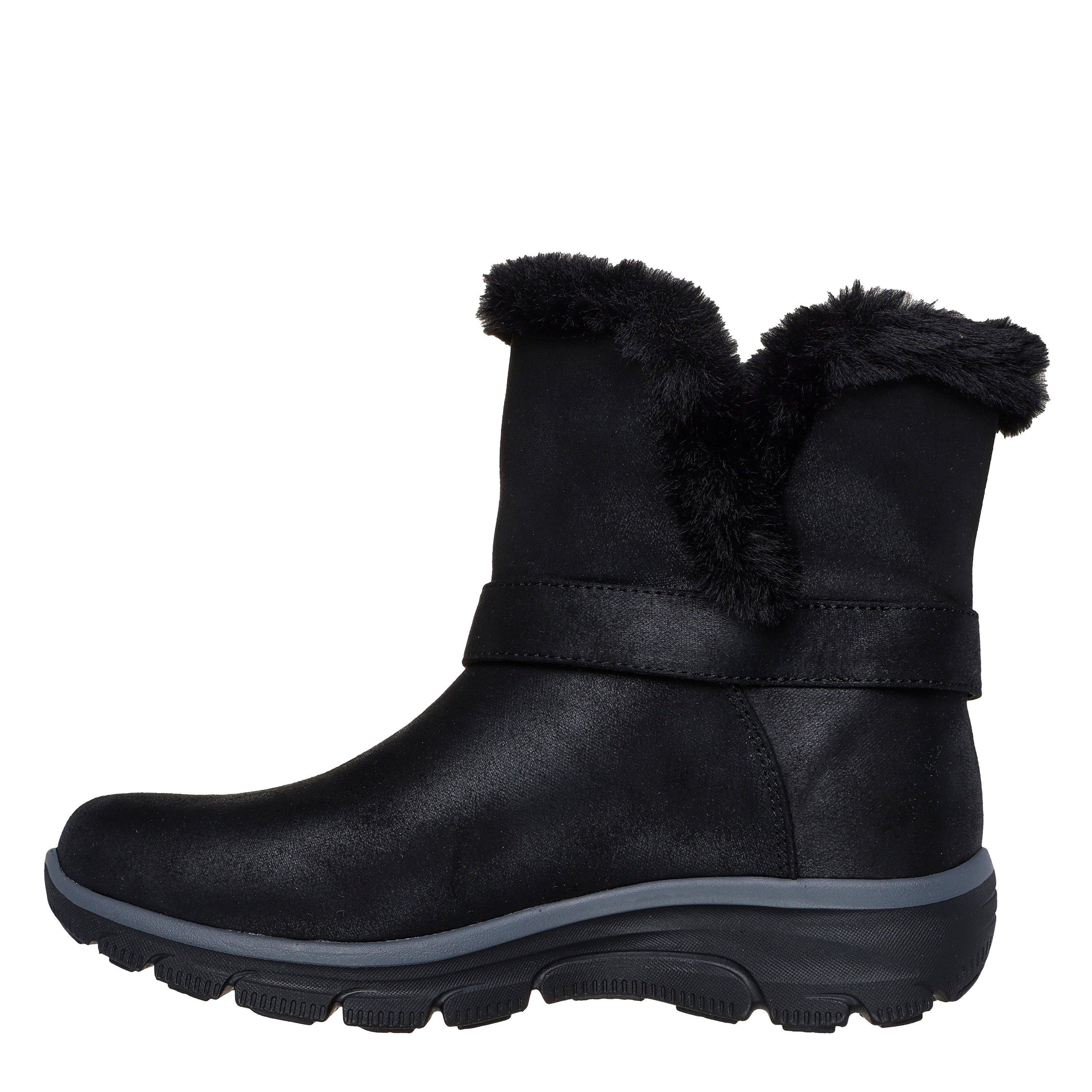 Black - Skechers - Women's Sketchers Easy Going Dreamers Move Ankle Snug Boots - 2