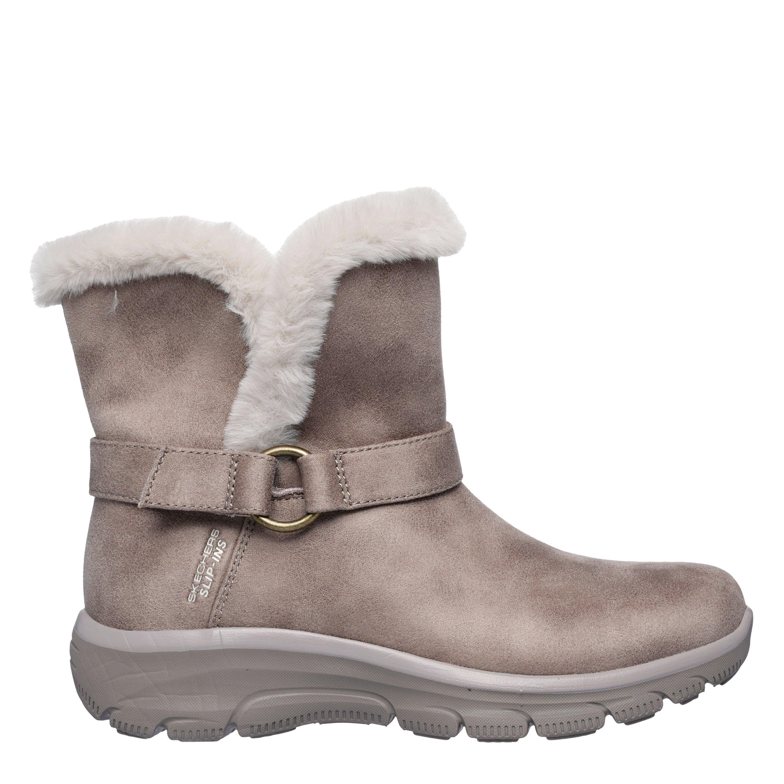 Drk Tp M/Bkl T - Skechers - Women's Sketchers Easy Going Dreamers Move Ankle Snug Boots - 1