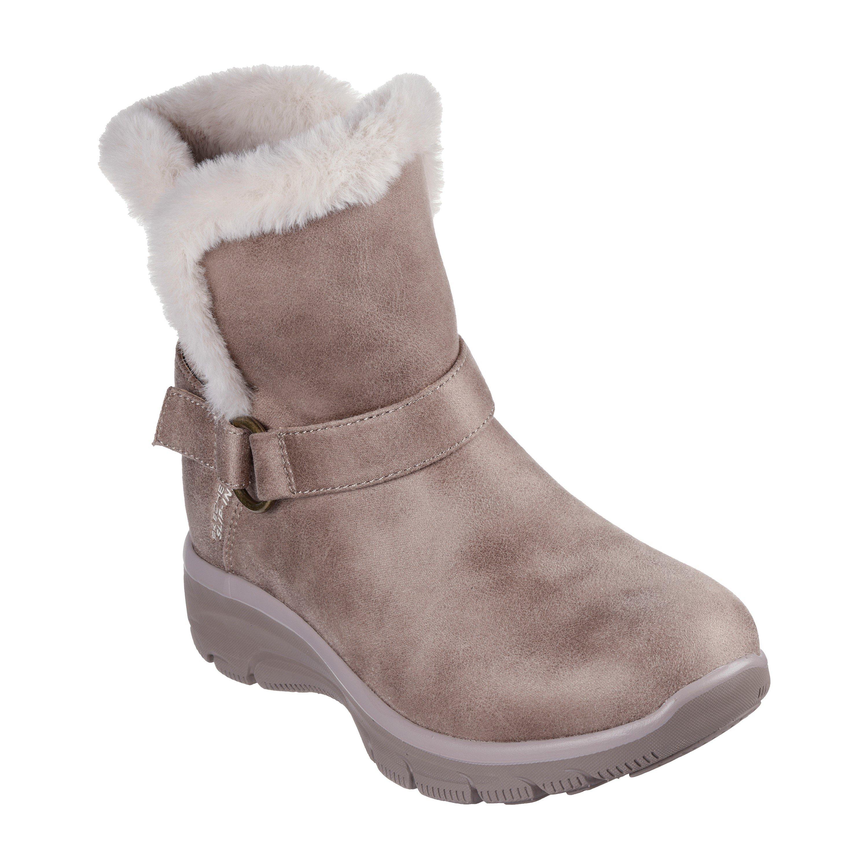 Dunkle Schokolade mit Buchweizen. - Skechers - Easy Going Dreamers Move Ankle Boots Womens - 3