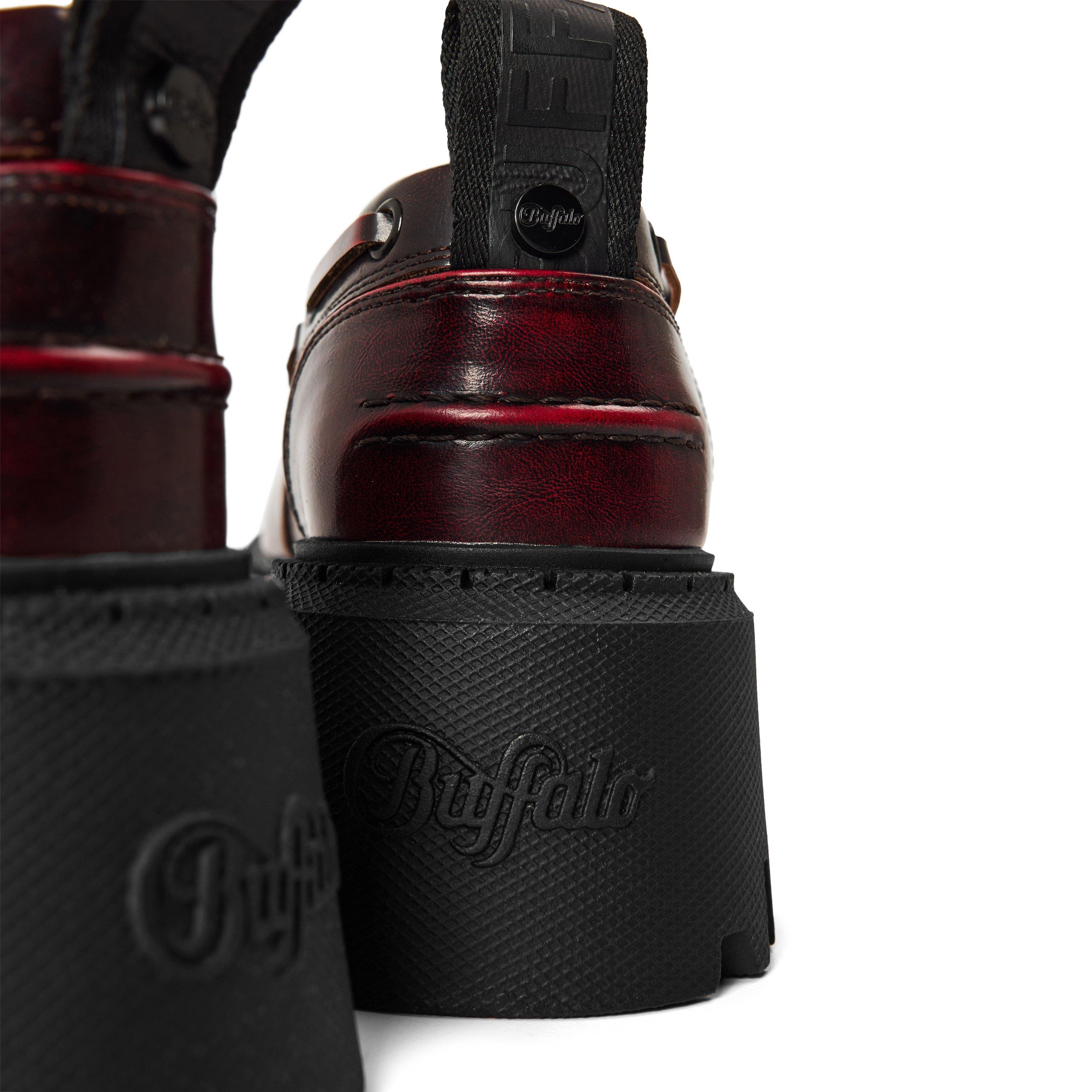 Black Red - Buffalo - Women's Aspen Boat Shoes - 3