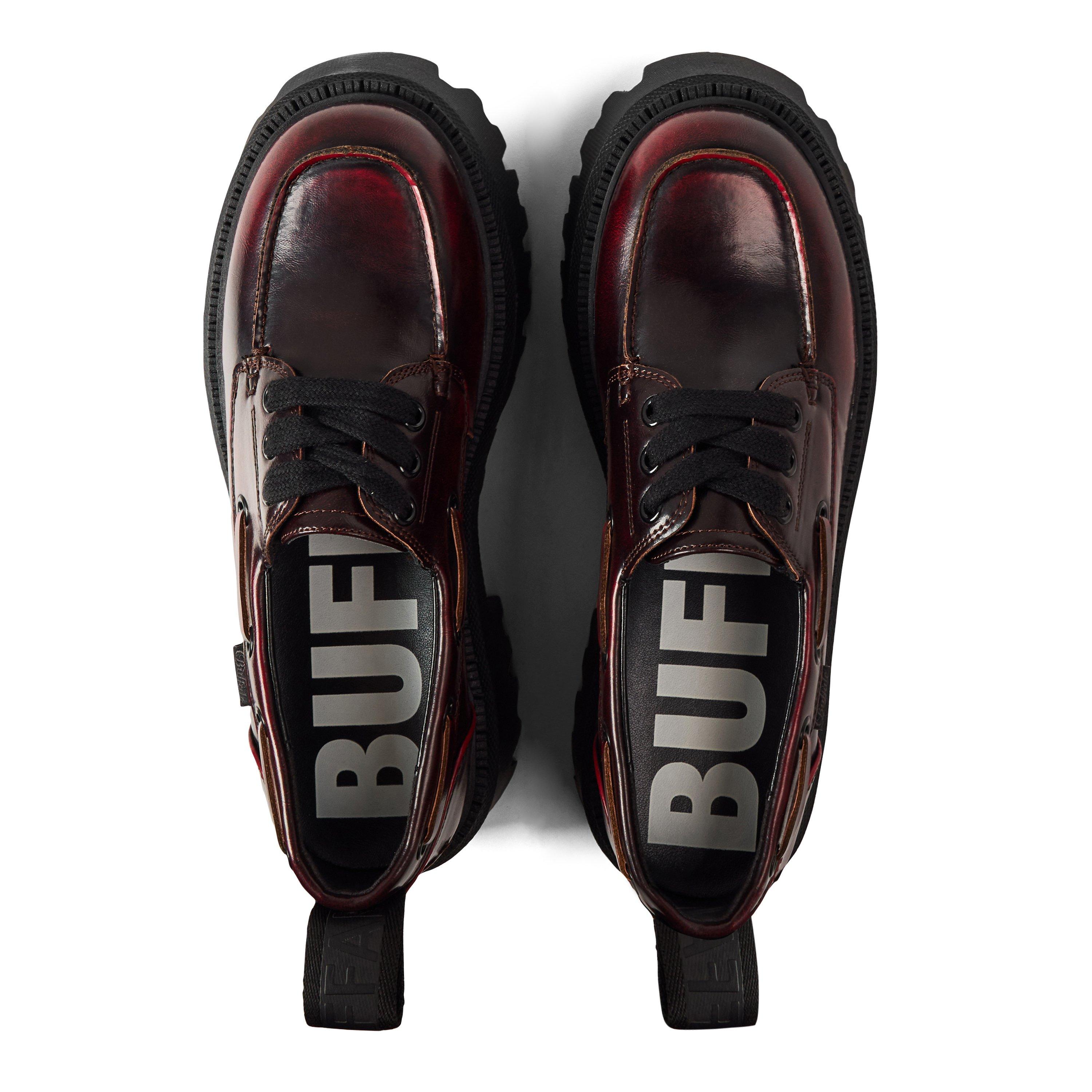 Black Red - Buffalo - Women's Aspen Boat Shoes - 4