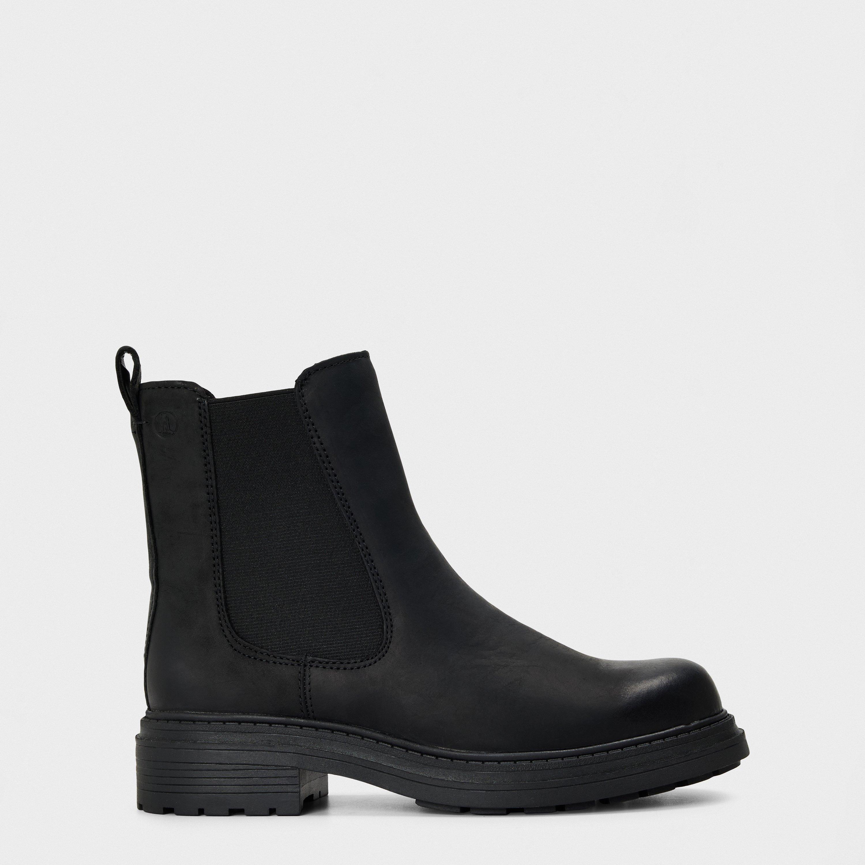 Black Leather - Clarks - Women's Orinoco3 Chelsea Boots - 1