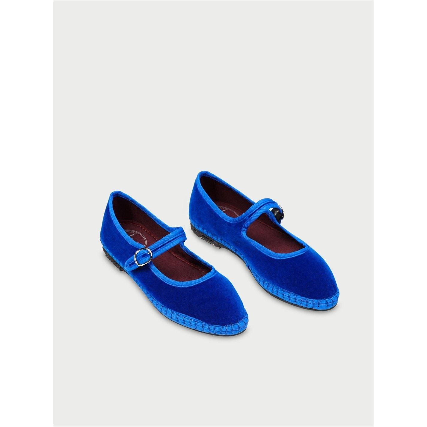 Blue - Flabelus - Oe Velvet Mary Jane - 2
