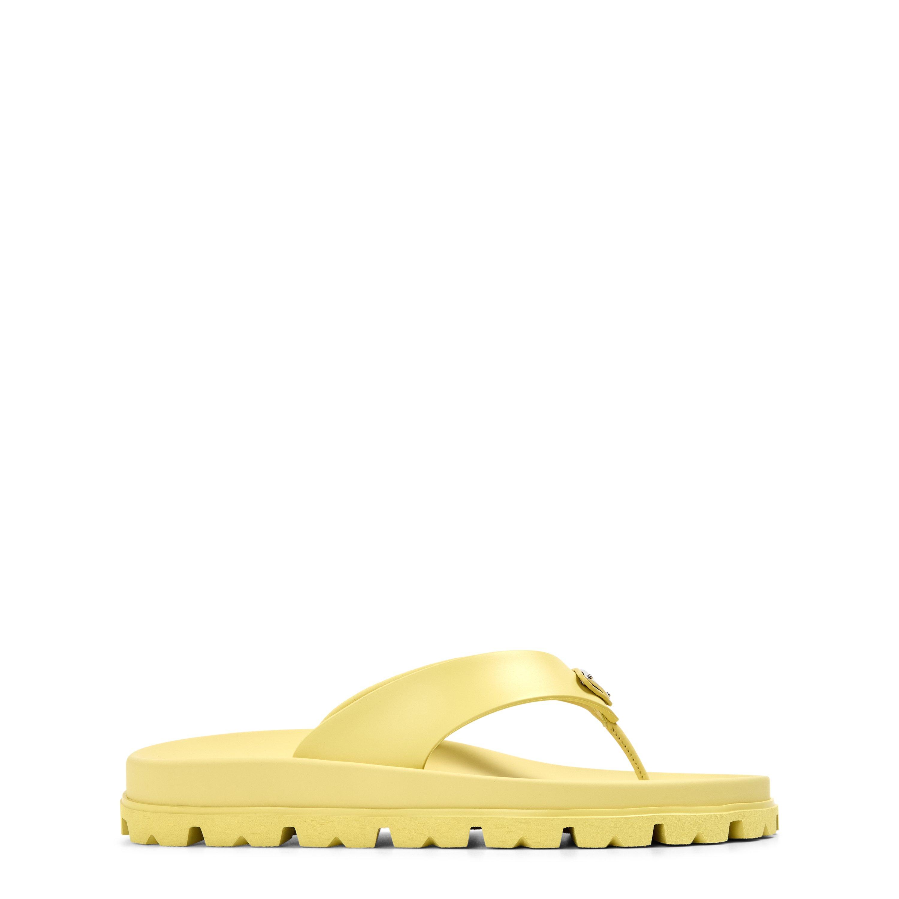 Prada Soft Cage Vinyl Thong Sandals