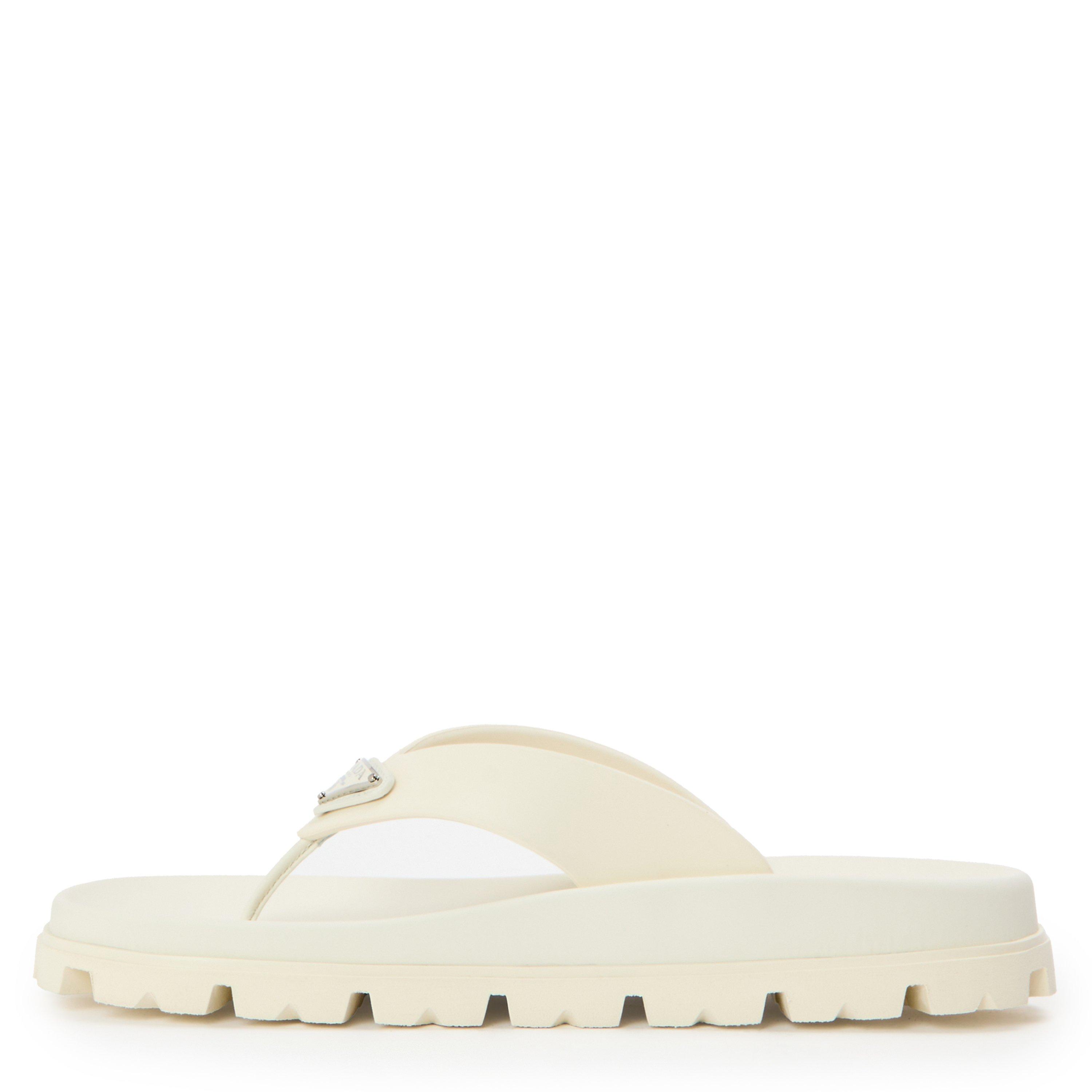 Ivory - Prada - Rubber Thong Sandals - 2